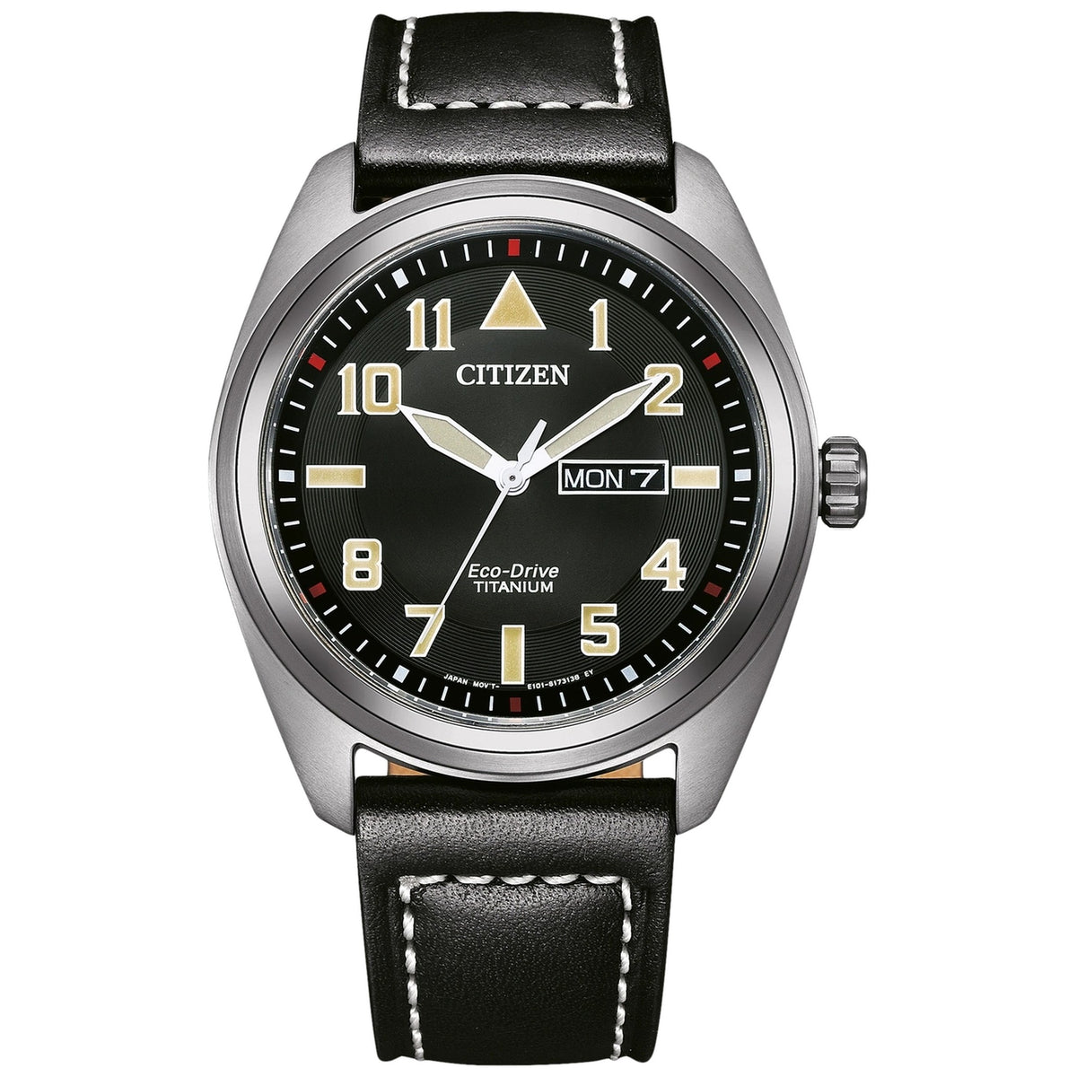 Montre Citizen BM8560-29EC Eco-Drive 42mm Super Titanium Cuir Noir Homme