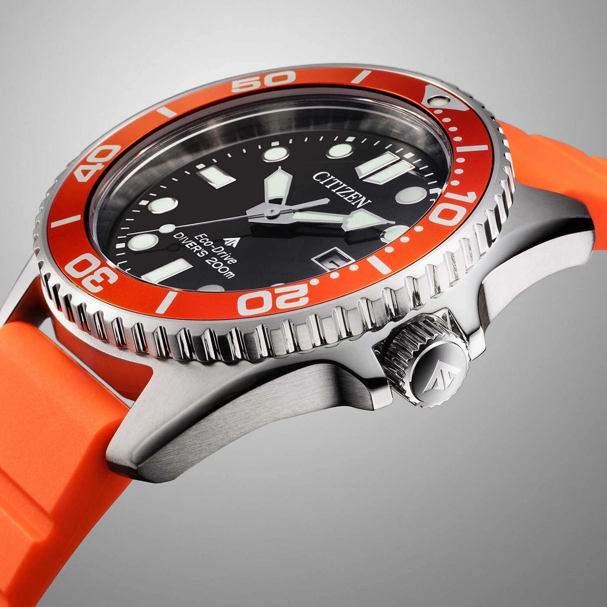 Montre Citizen BN0268-01E Promaster Dive Eco-Drive 40.6mm Orange Homme