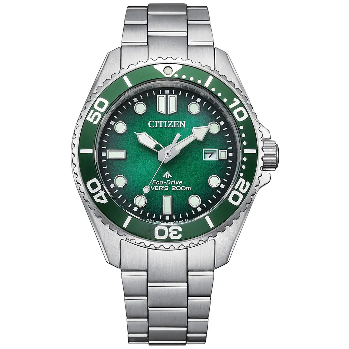 Montre Citizen BN0269-50W Eco-Drive 40.55mm Vert Homme