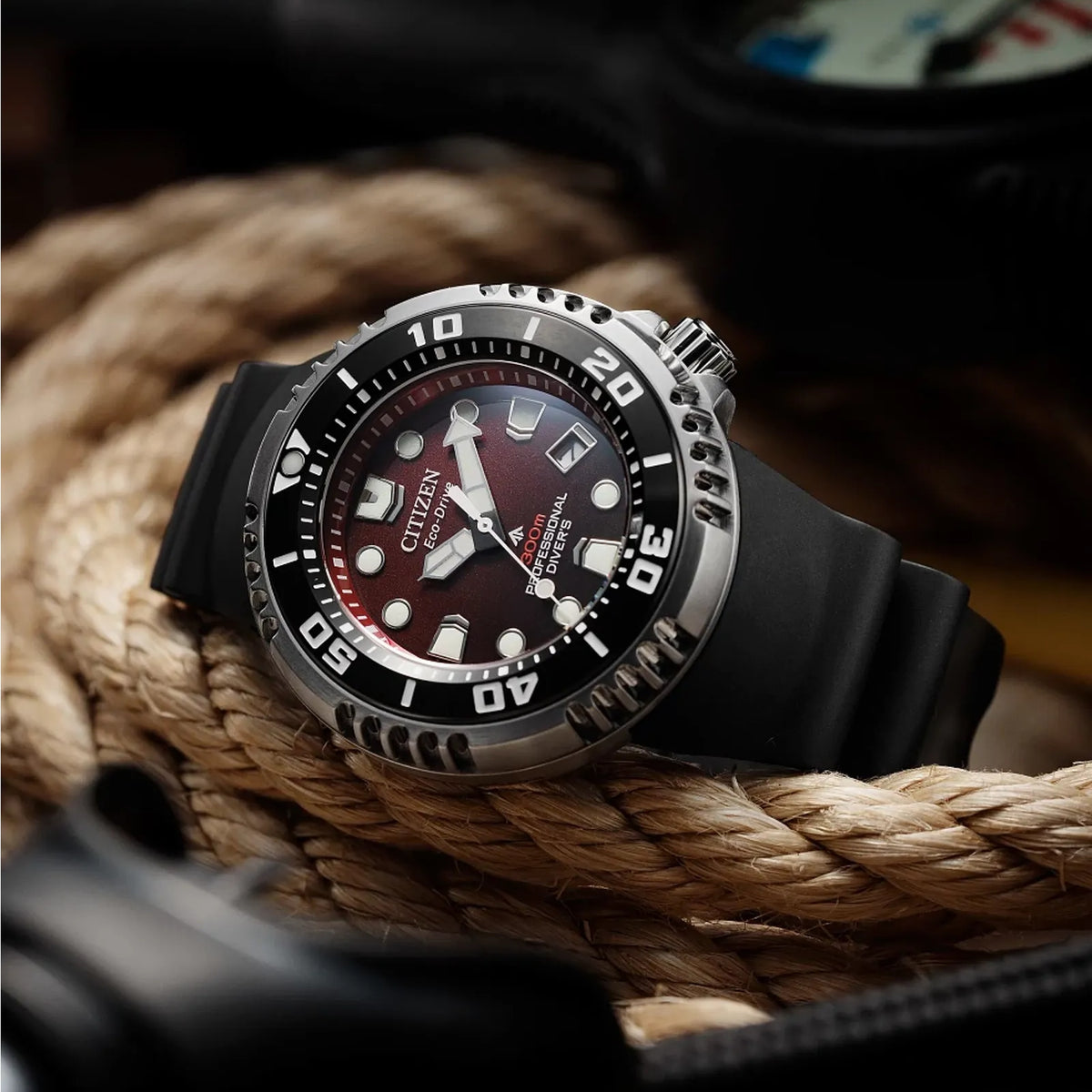 Reloj Citizen BN1024-01Z Eco-Drive 46mm Rojo Hombre