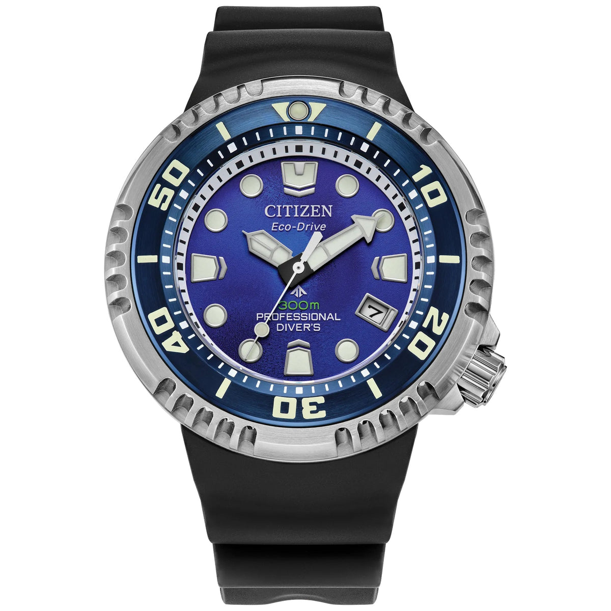 Montre Citizen BN1025-08L Prof. Diver 300 Édition Limitée 4800 pièces Eco-Drive 46mm Bleu Homme