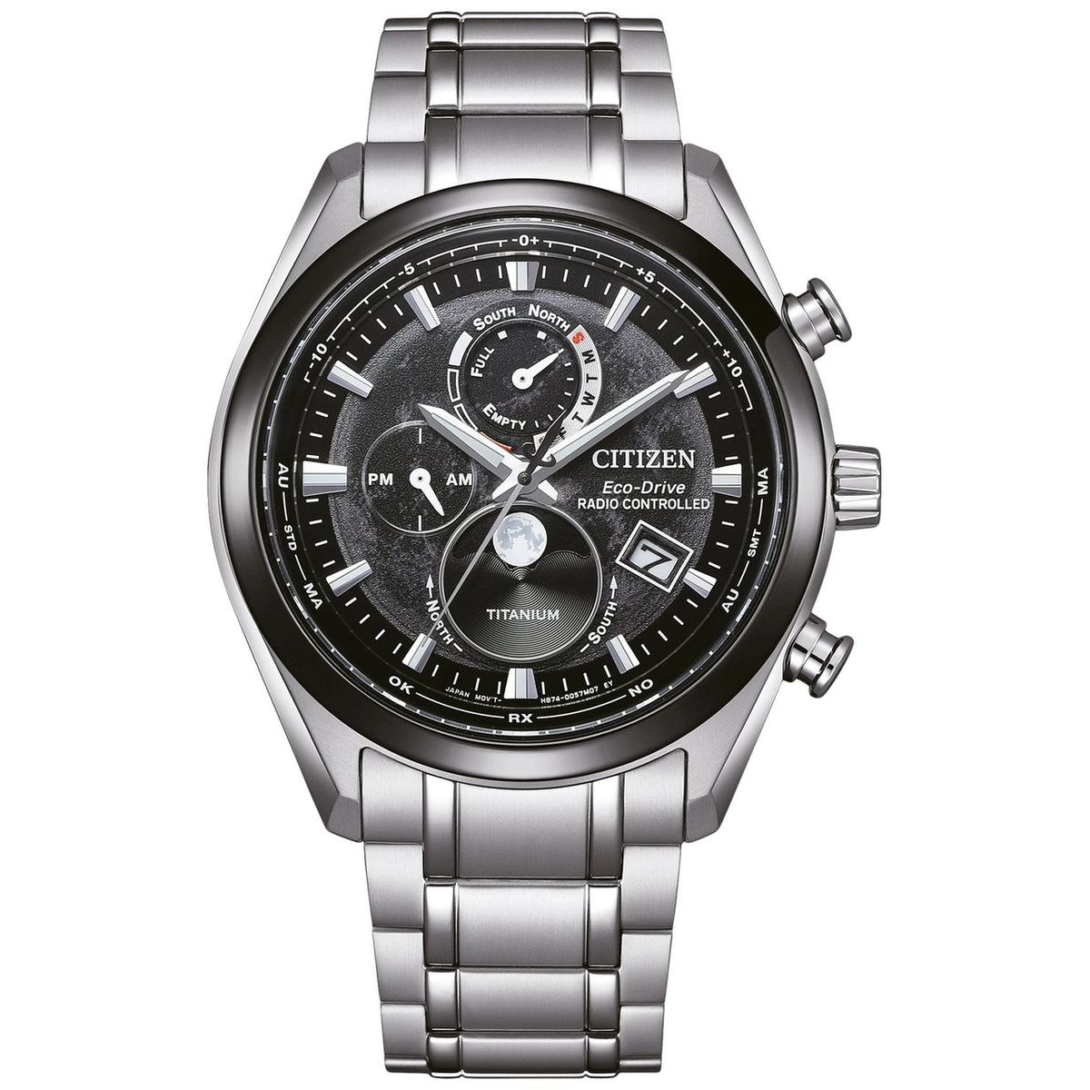 Montre Citizen BY1018-80E Eco-Drive 43mm Super Titanium Noir Homme