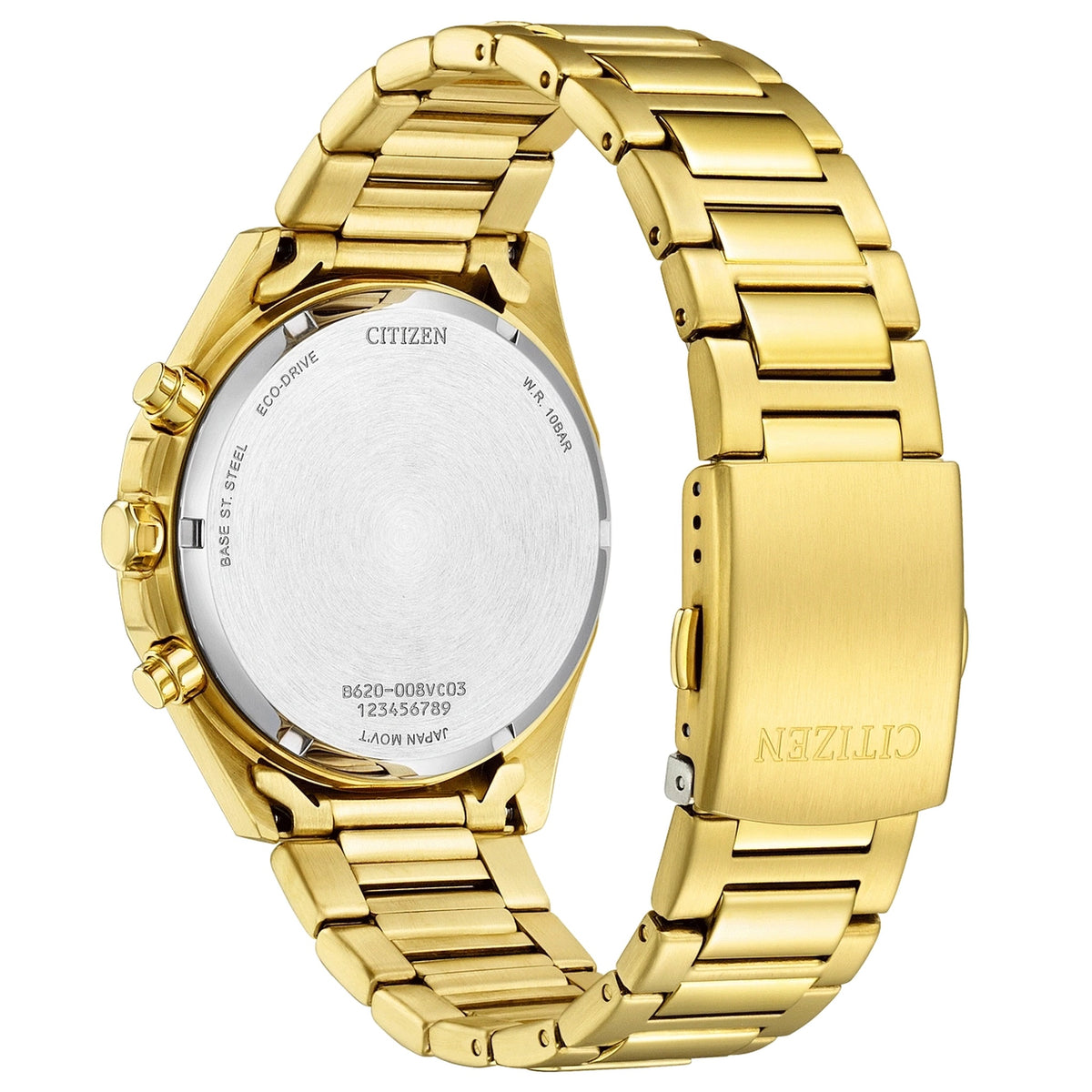 Montre Citizen CA4592-85A Chronographe Eco-Drive 41mm Blanc Homme
