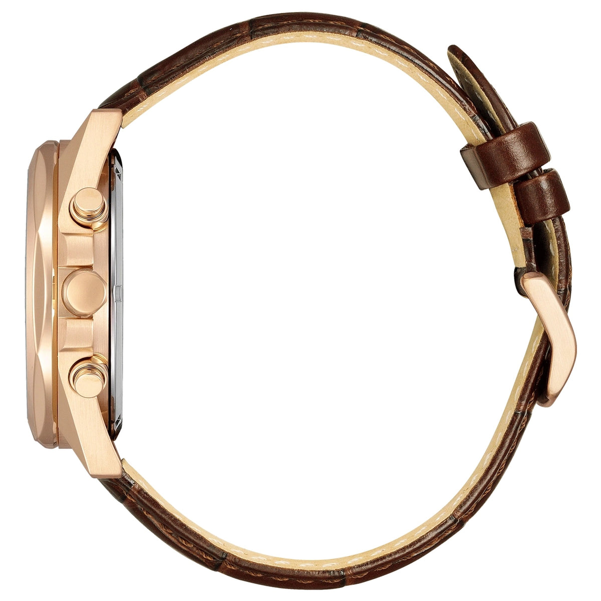 Relógio Citizen CA4593-15A Cronógrafo Eco-Drive 41mm Pele Marfim Homem