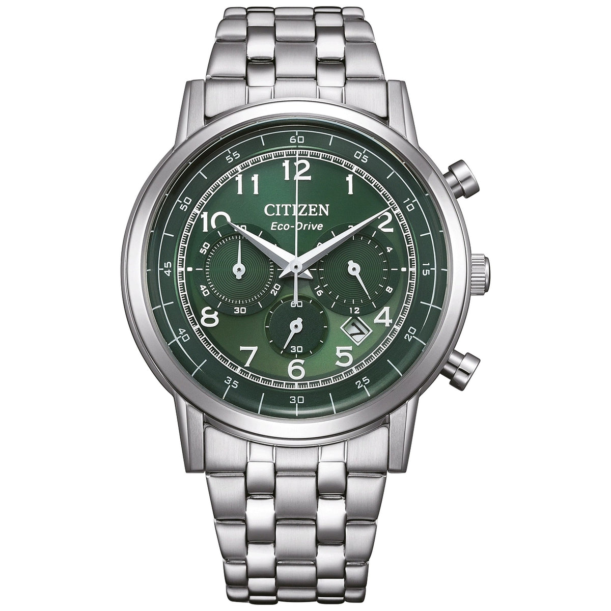 Montre Citizen CA4630-53X Chronographe Eco-Drive 42mm Vert Homme
