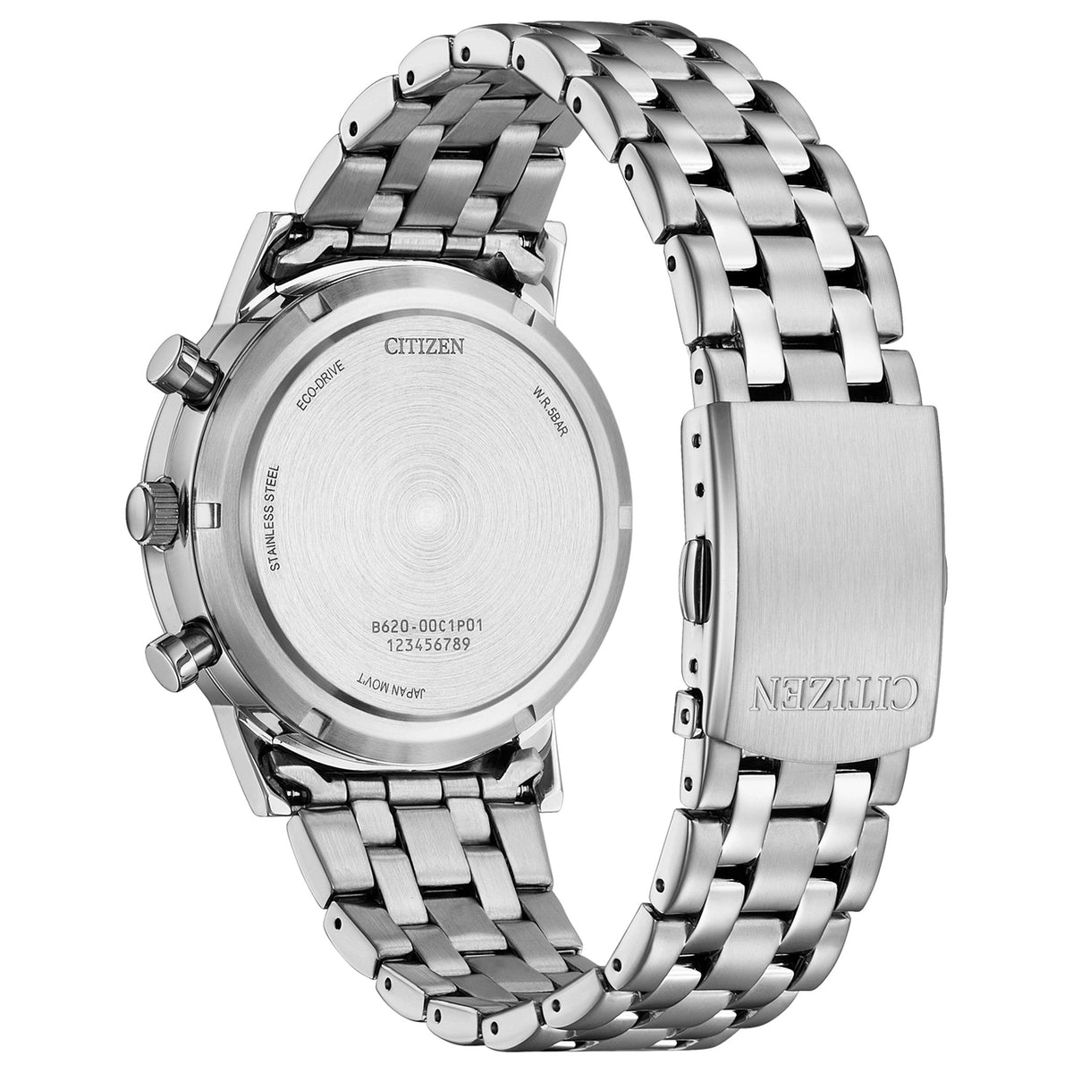 Citizen CA4630-53X Chronograaf Eco-Drive 42mm Groen Herenhorloge