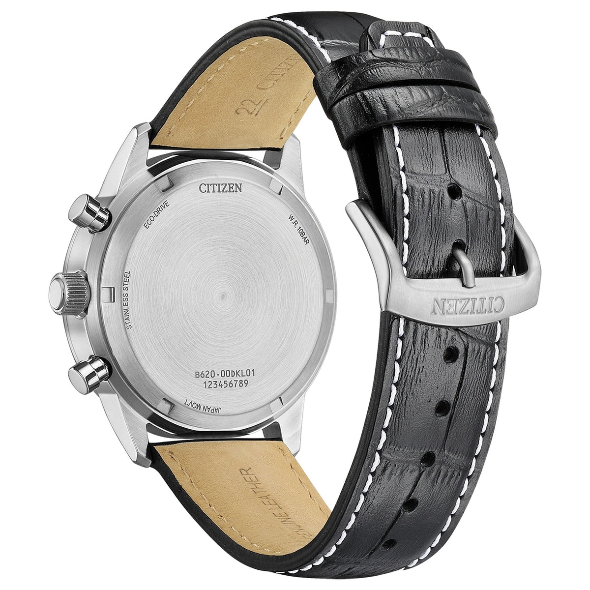 Montre Citizen CA4720-01X Chronographe Eco-Drive 42mm Cuir Vert Homme