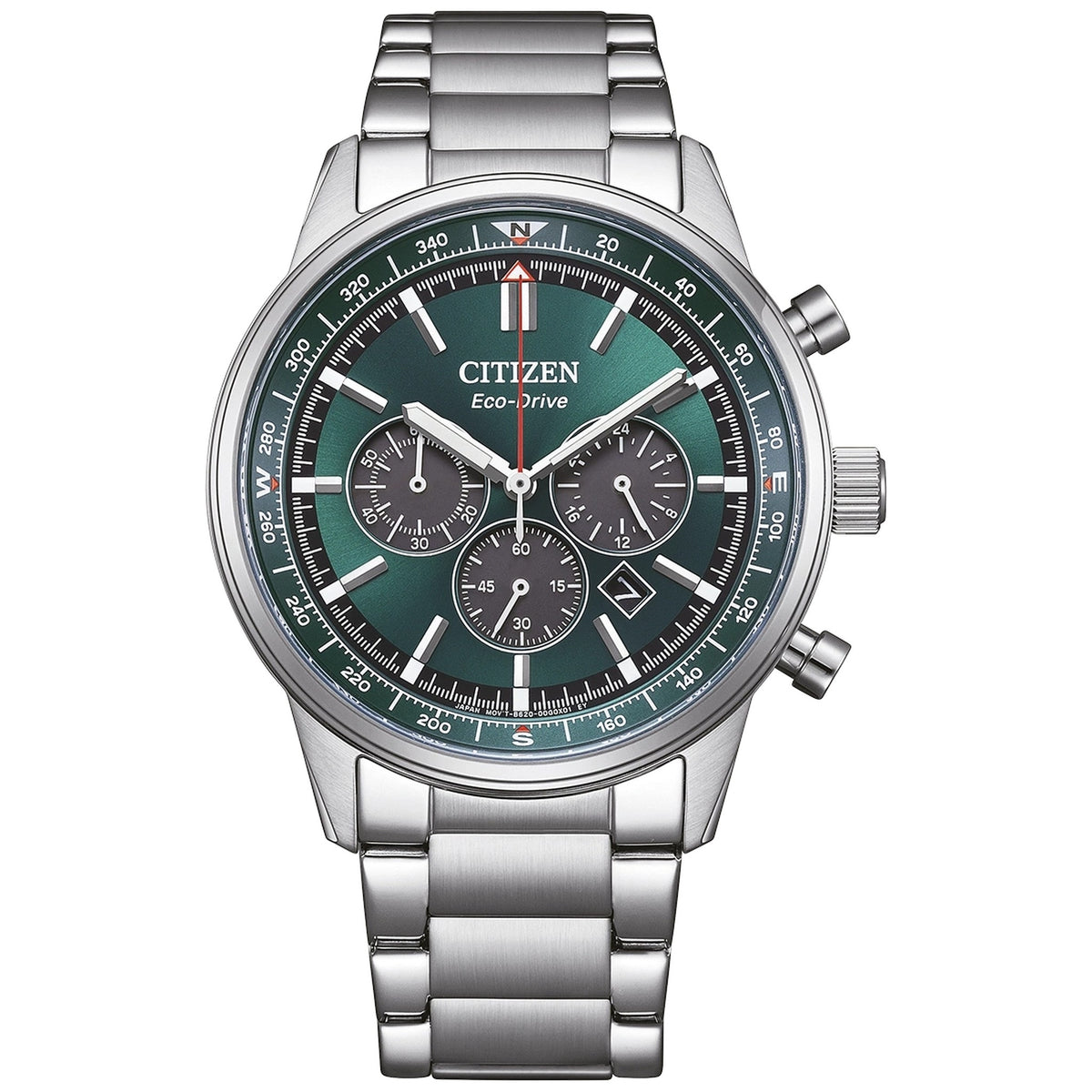 Montre Citizen CA4720-52X Chronographe Eco-Drive 42mm Vert Homme