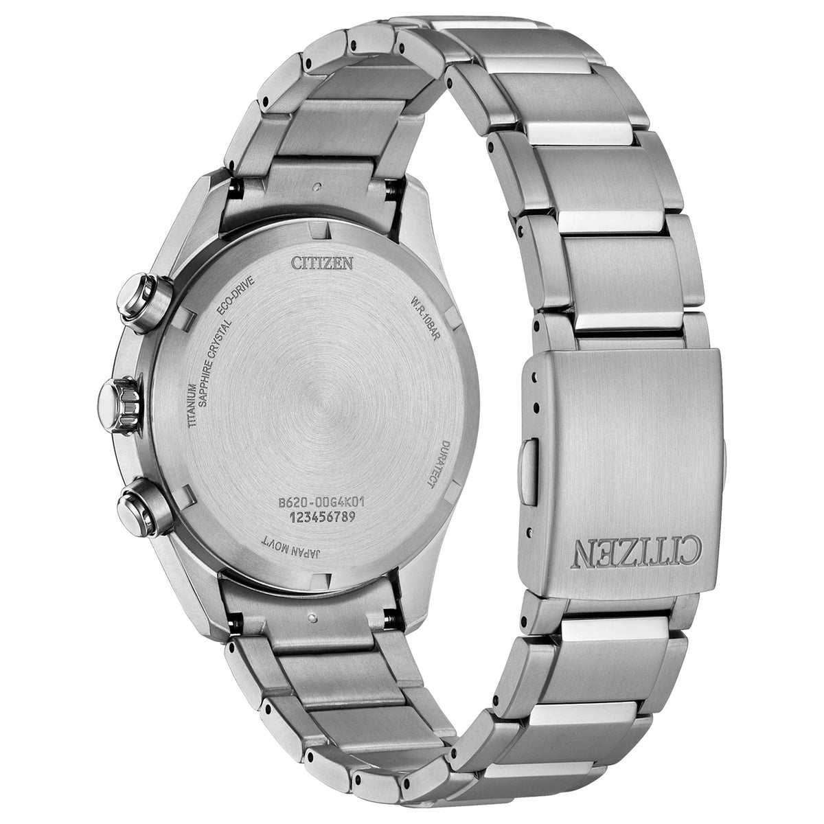 Citizen CA4750-51L Chronograaf Eco-Drive 40mm Super Titanium Blauw Herenhorloge
