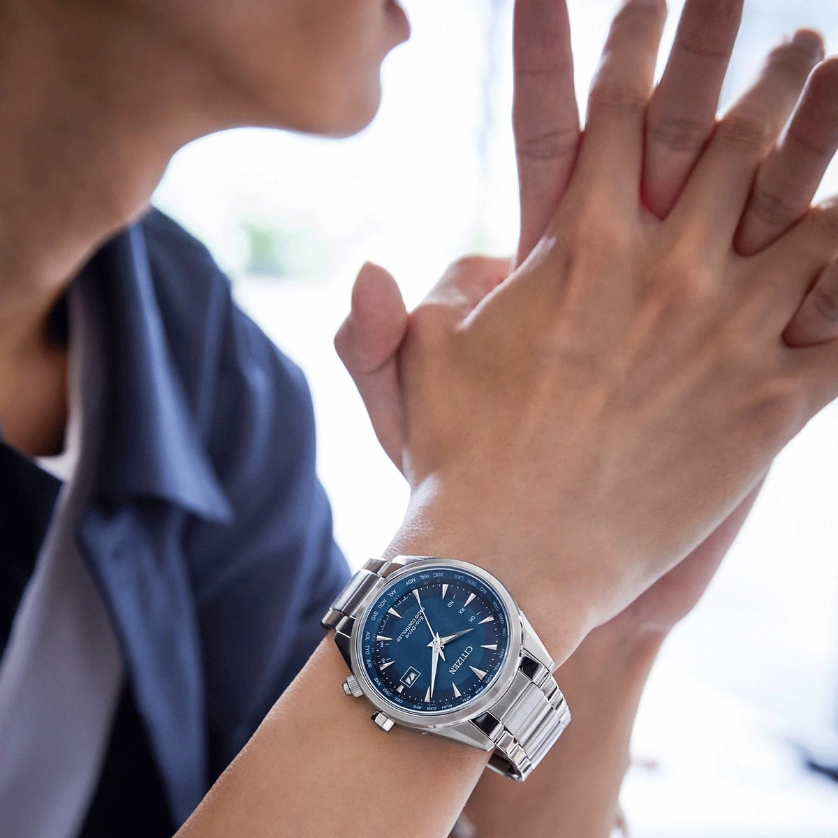 Montre Citizen CB0270-87L Eco-Drive 43mm Bleu Homme