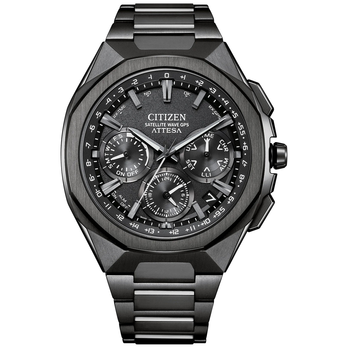 Montre Citizen CC4105-69E Eco-Drive 44mm Super Titanium Noir Homme