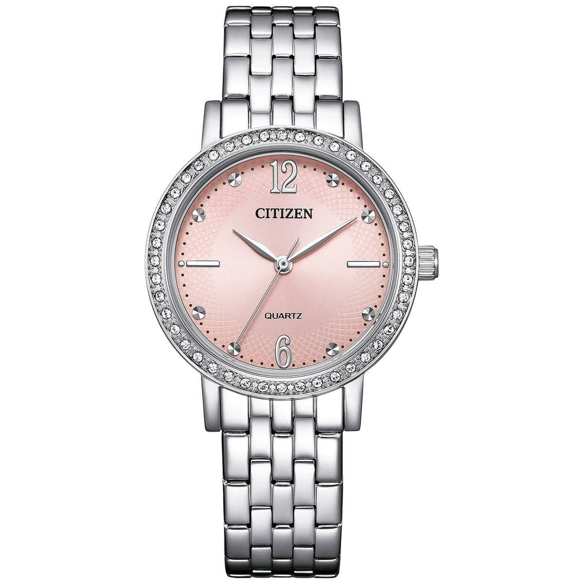 Montre Citizen EL3100-55W Diamants 31.2mm Rose Femme
