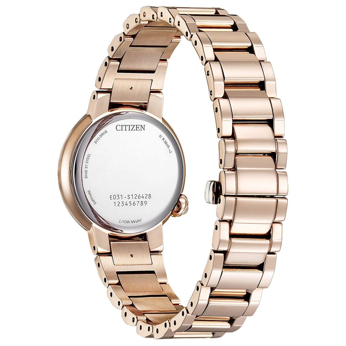 Montre Citizen EM0912-84Y Diamants Eco-Drive 30mm Nacré Femme
