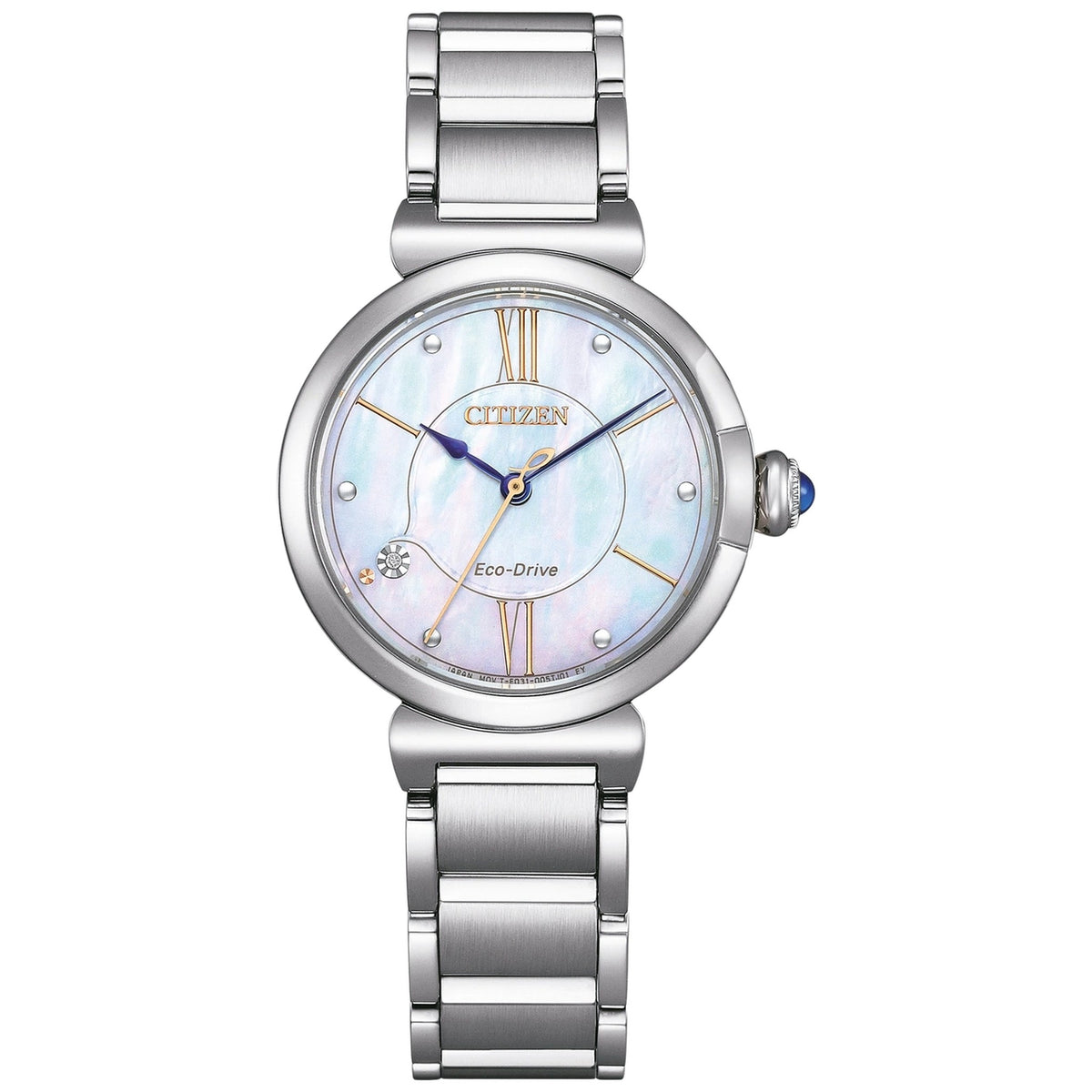 Citizen EM1070-83D Eco-Drive Damenuhr 29,5 mm Perlmutt