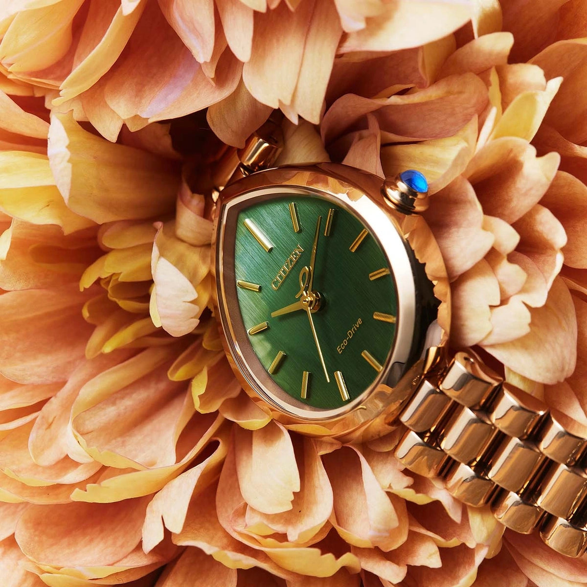 Montre Citizen EM1203-57X Eco-Drive 26.2mm Vert Femme