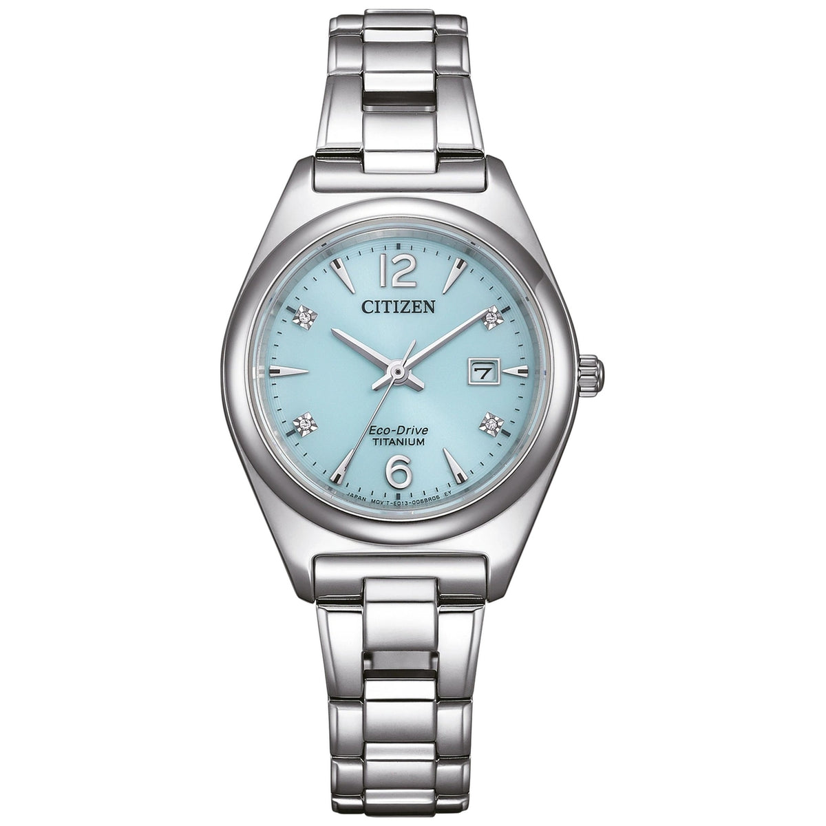 Montre Citizen EW2601-81M Eco-Drive 37.25mm Super Titanium Vert Femme