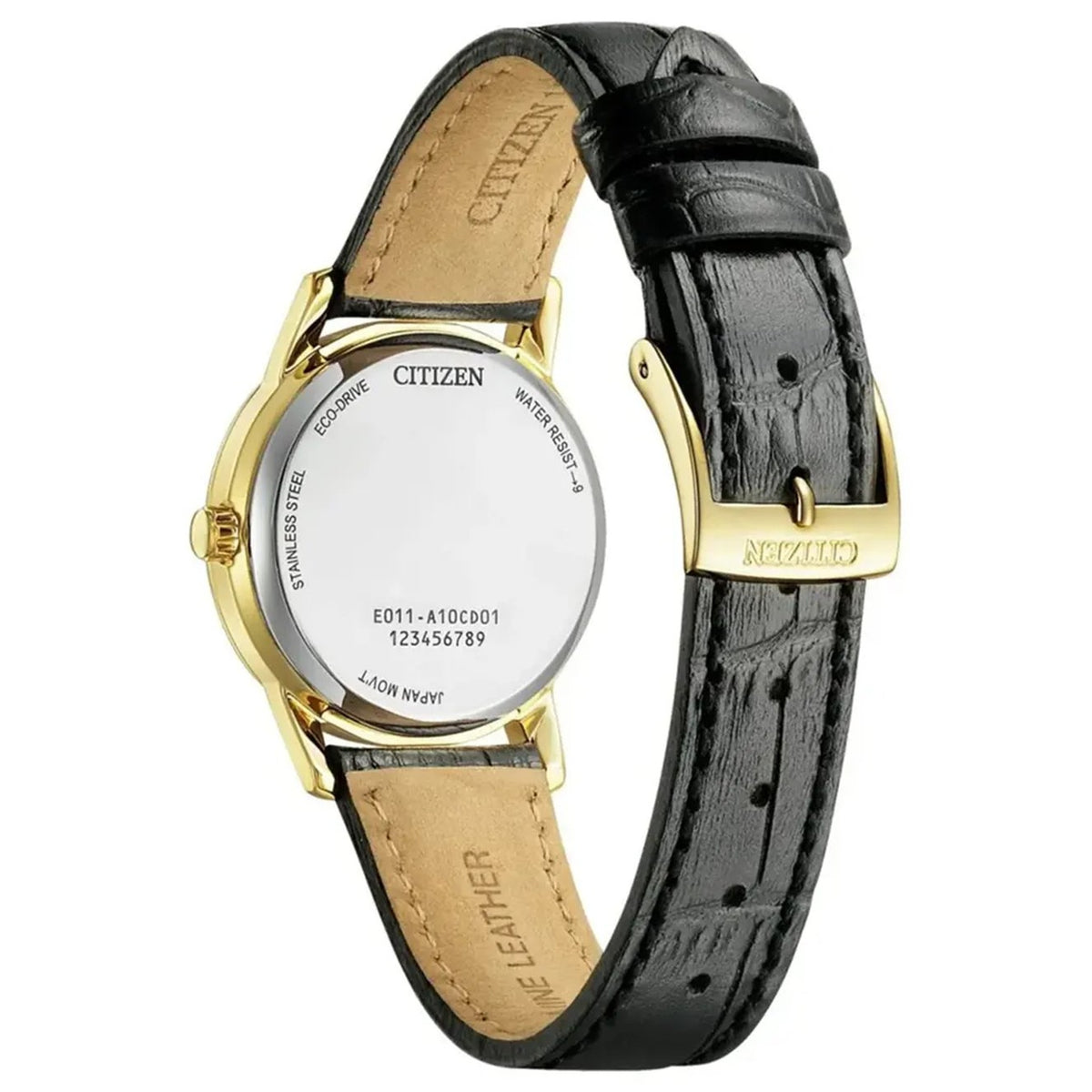 Montre Citizen EW2722-01A Eco-Drive 30.5mm Cuir Argenté Femme