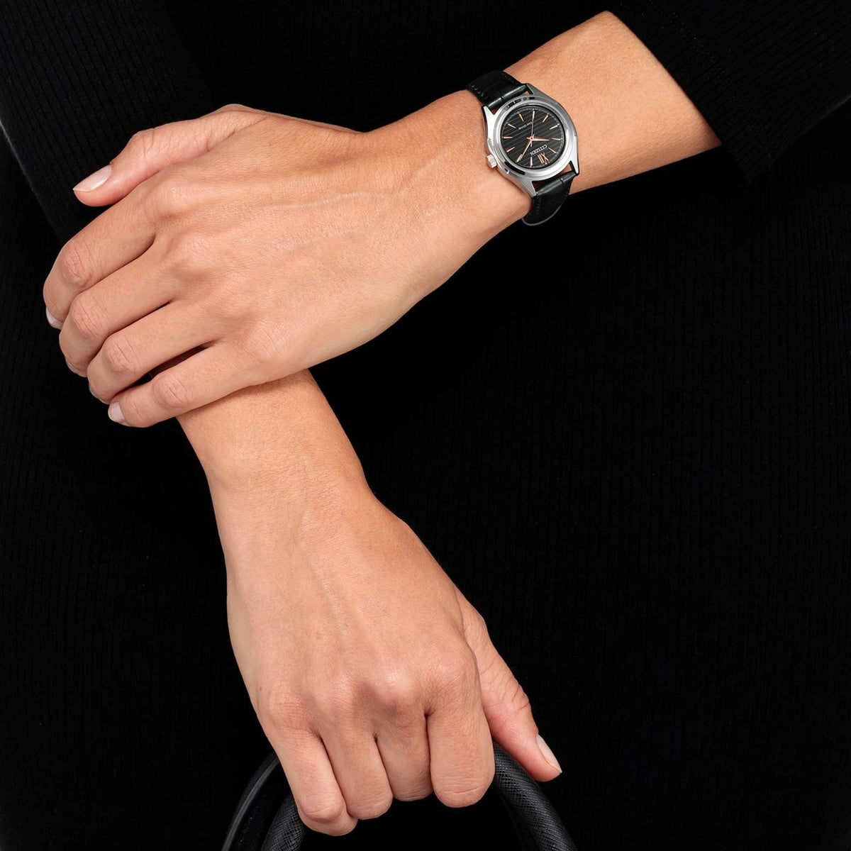 Montre Citizen FE2110-14E Eco-Drive 31.3mm Cuir Noir Femme