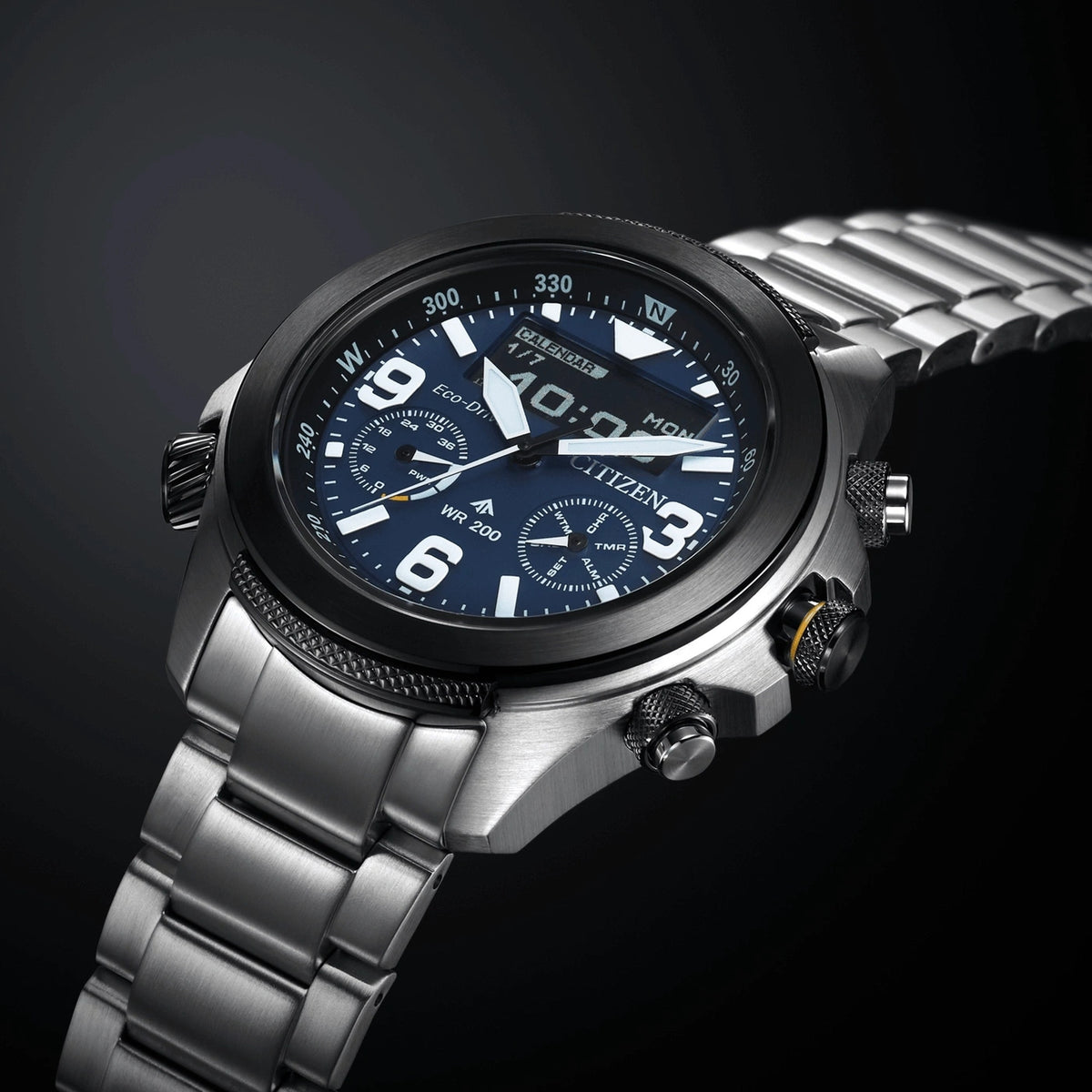 Montre Citizen JV1006-51L Eco-Drive 43.92mm Bleu Homme