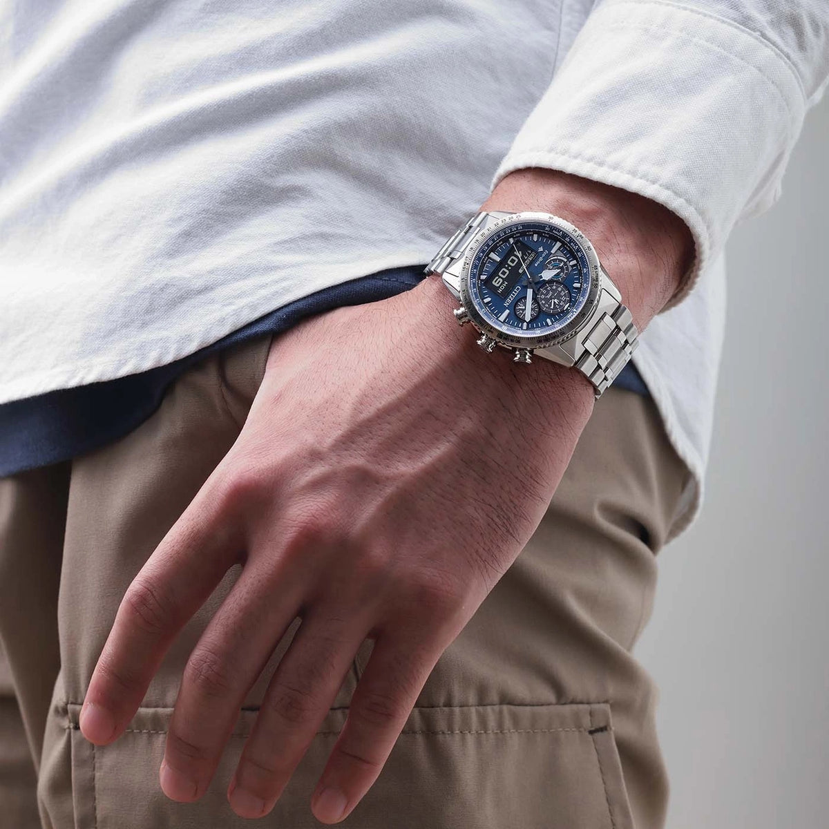 Citizen JV2000-51L Promaster Sky Eco-Drive 43mm Blauw Herenhorloge