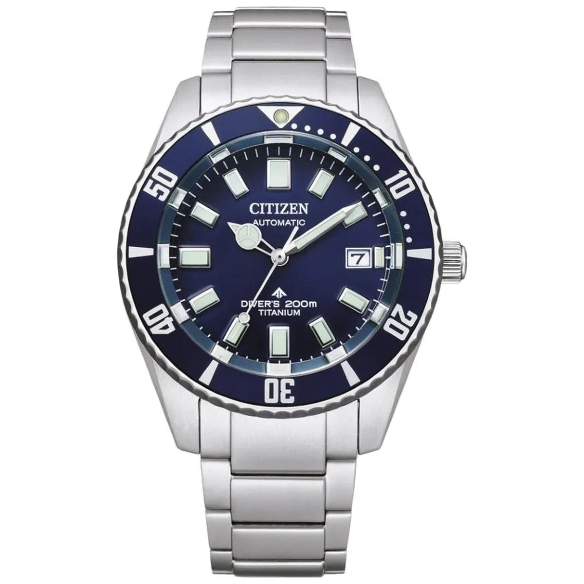 Montre Citizen NB6021-68L Automatique 41mm Super Titanium Bleu Homme