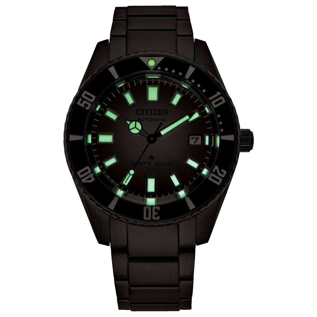 Orologio Citizen NB6025-59H Automatico 41mm Super Titanium Nero Uomo