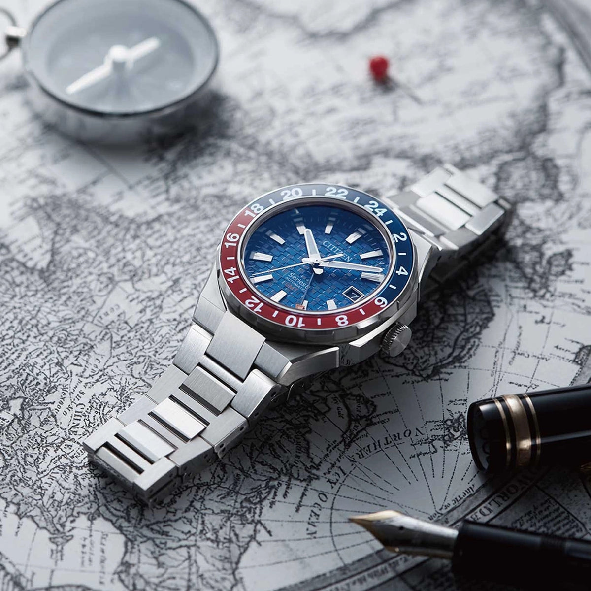 Orologio Citizen NB6030-59L Series 8 Automatico 41mm Blu Uomo