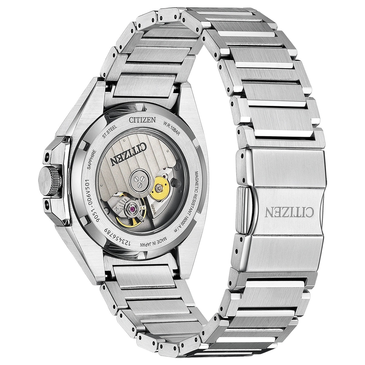 Relógio Citizen NB6050-51W Series 8 Automático Verde Homem
