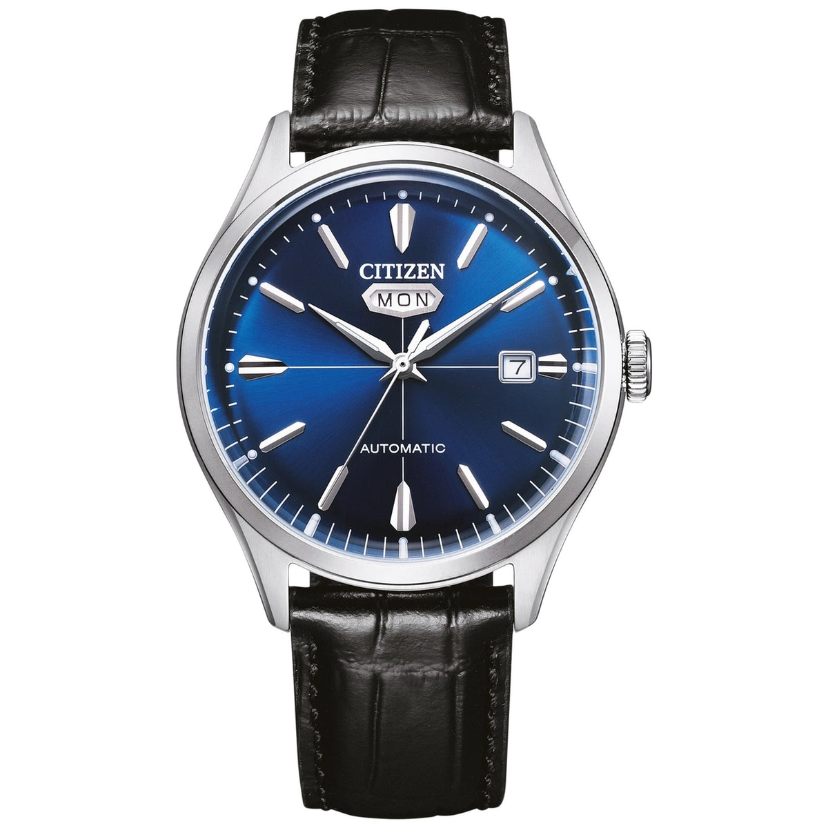 Montre Citizen NH8390-20LE Automatique 40.2mm Cuir Bleu Homme