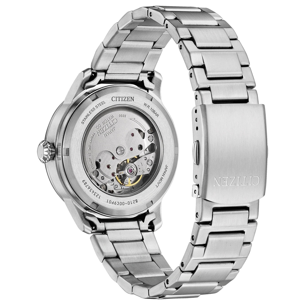 Montre Citizen NJ0190-51A Automatique 40mm Argenté Homme