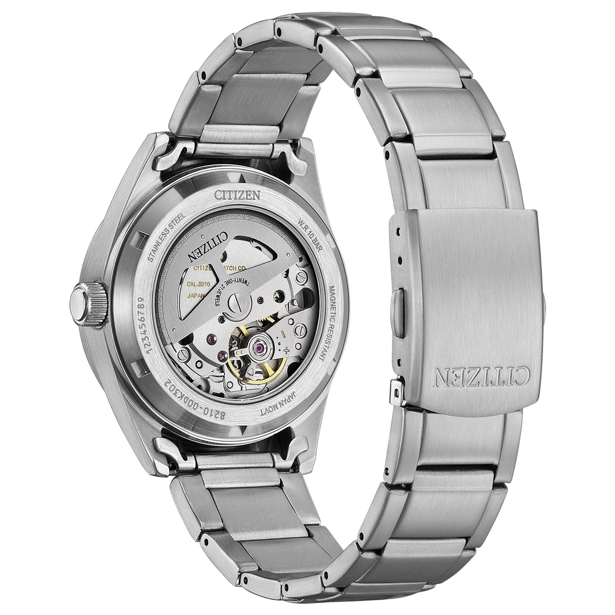 Reloj Citizen NJ0221-50E Automático 38.5mm Negro Hombre