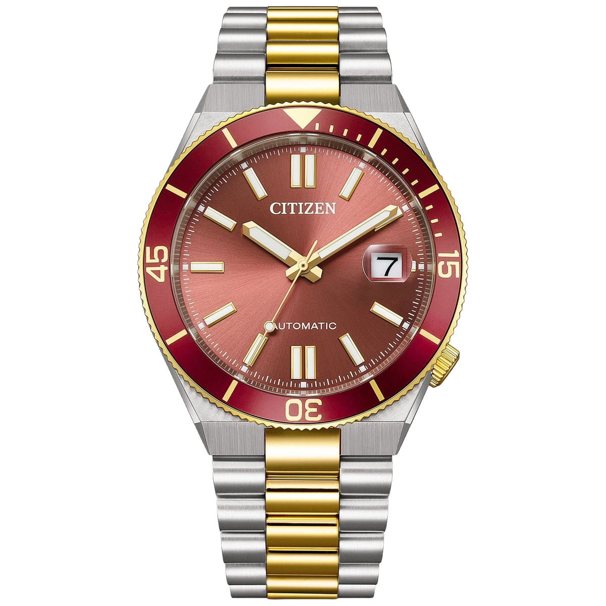 Montre Citizen NJ0234-58X Tsuyosa Shore Automatique 40mm Rouge Homme