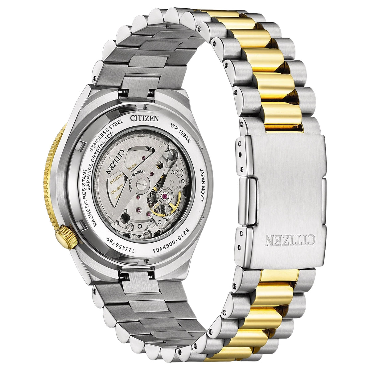 Montre Citizen NJ0234-58X Tsuyosa Shore Automatique 40mm Rouge Homme