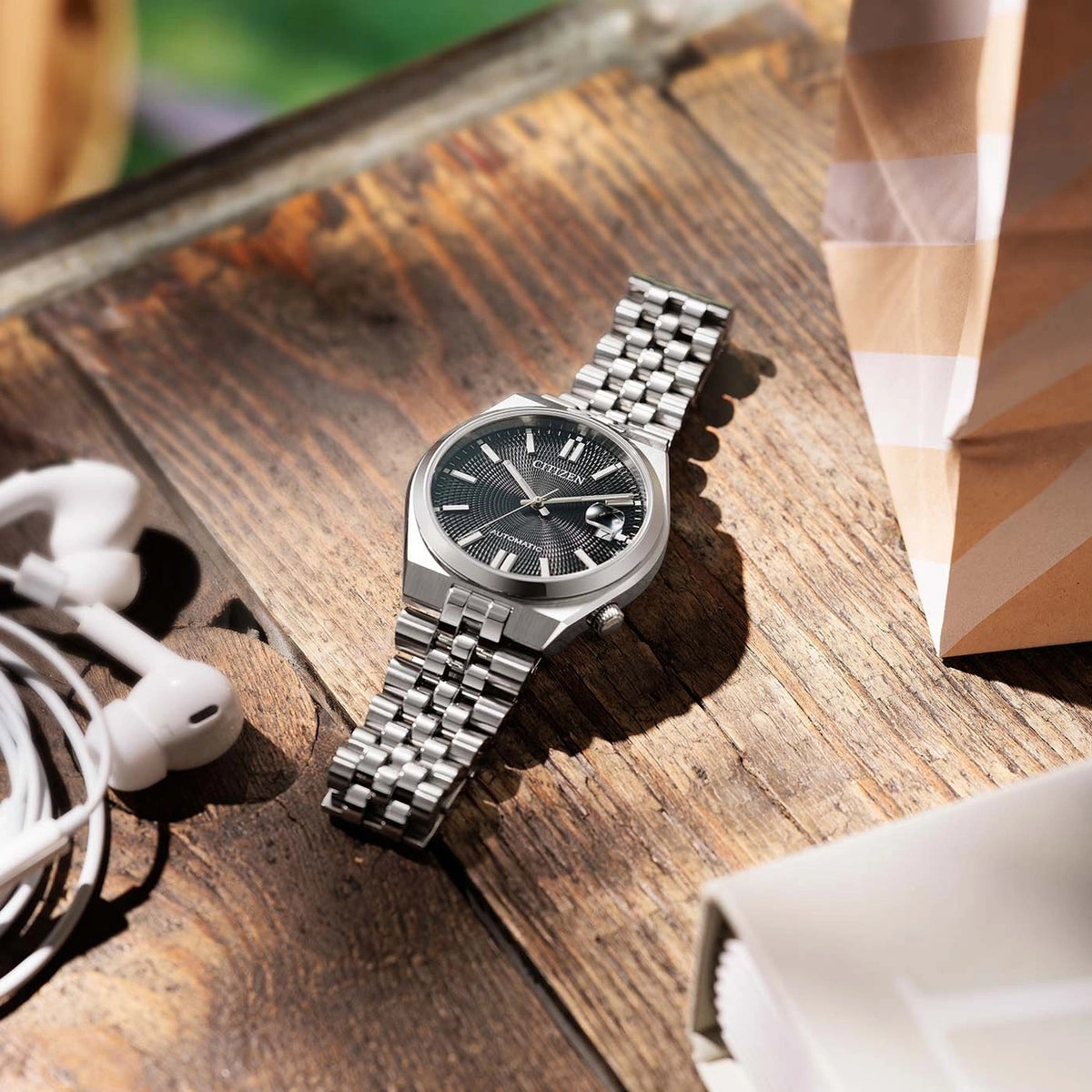 Montre Citizen NK0030-51E Tsuyosa 60 Automatique 37mm Noir Mixte
