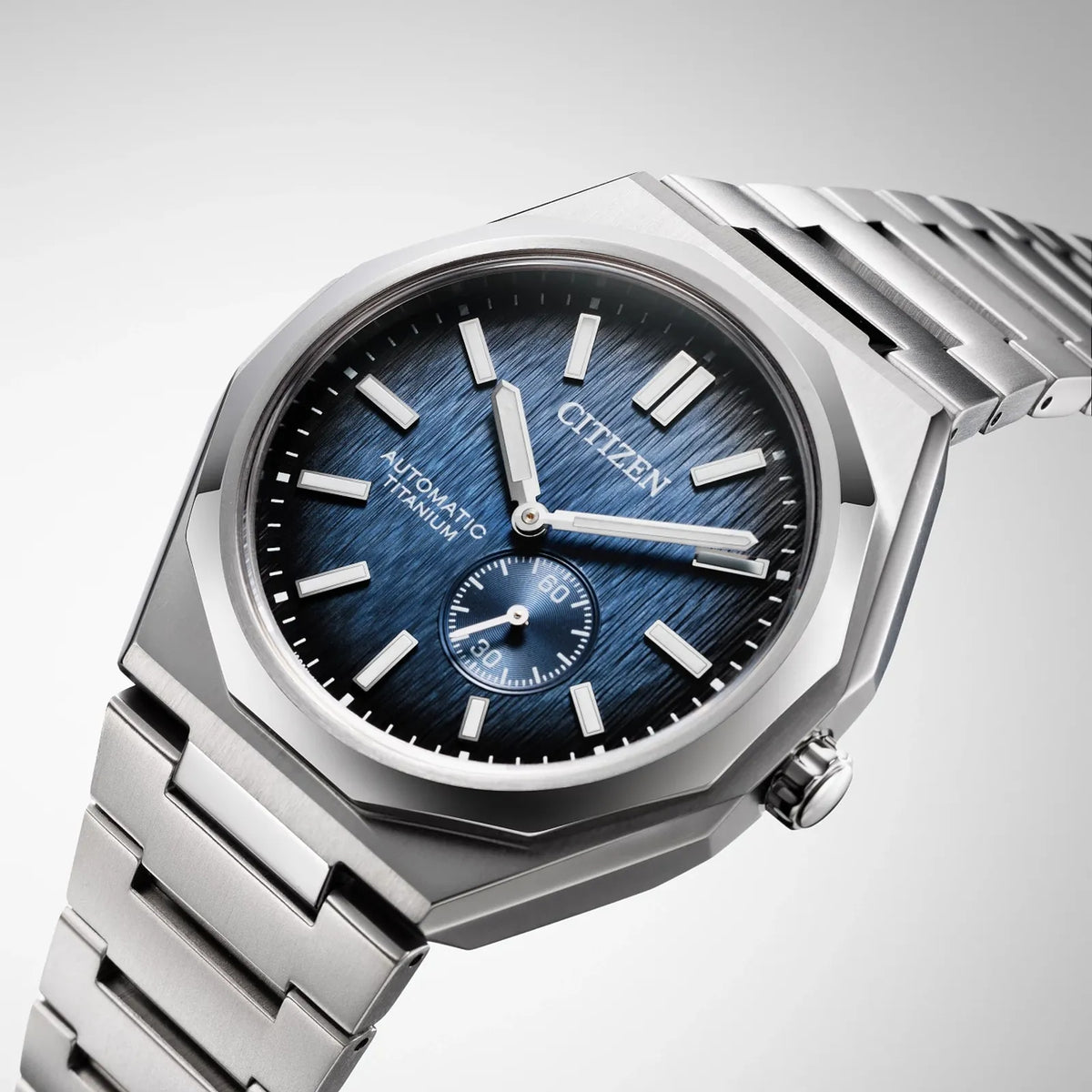 Montre Citizen NK5020-58M Automatique 40.5mm Super Titanium Bleu Homme