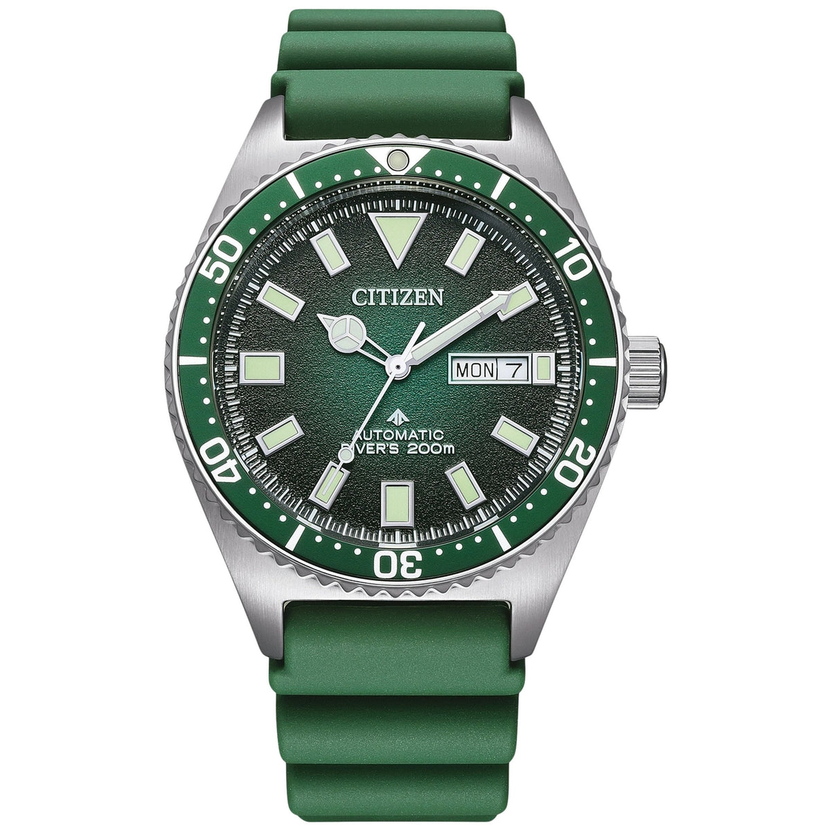 Montre Citizen NY0121-09X Automatique 41mm Vert Homme