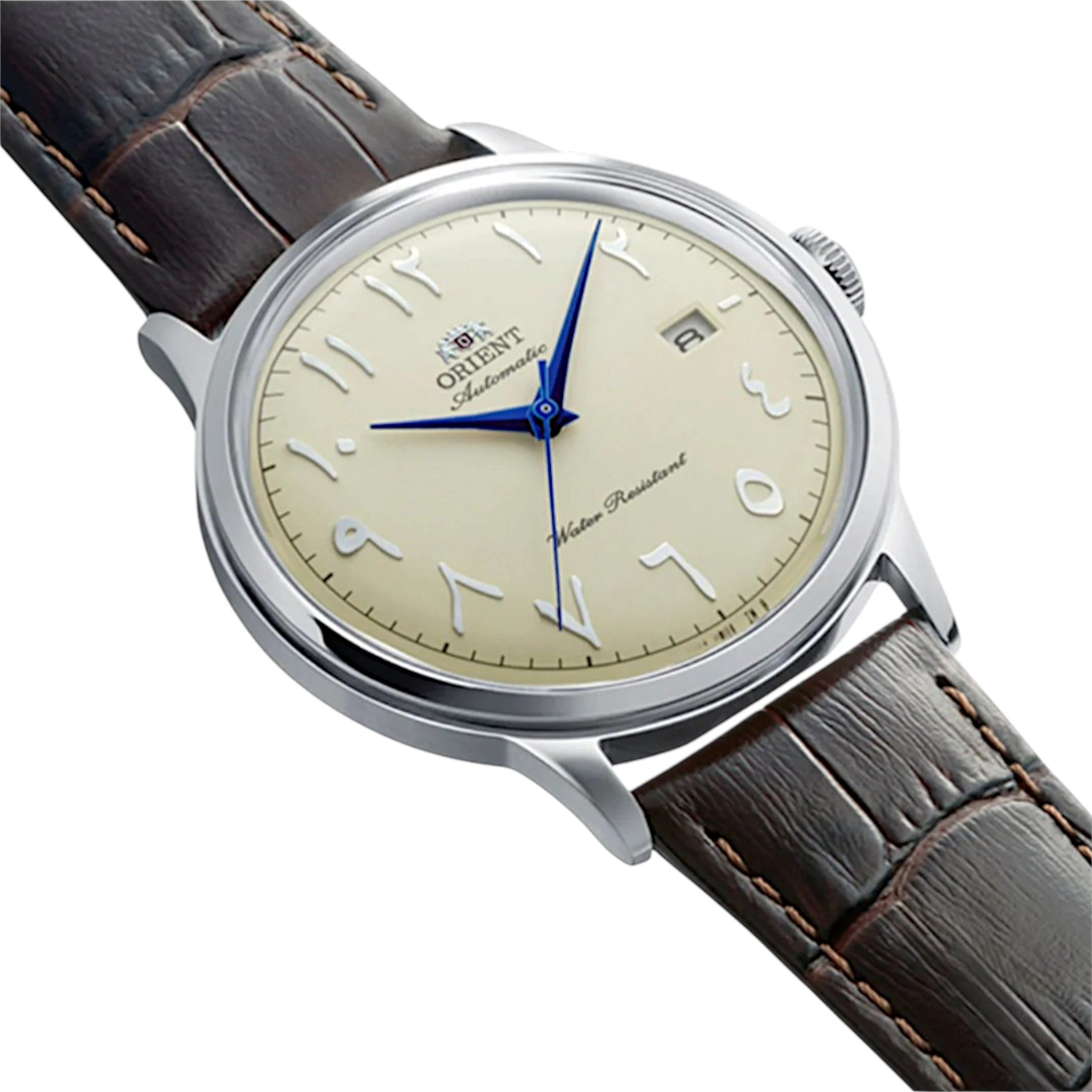 Montre Orient Bambino Arabic Dial Homme RA-AC0039Y30B Beige Ivoire Automatique