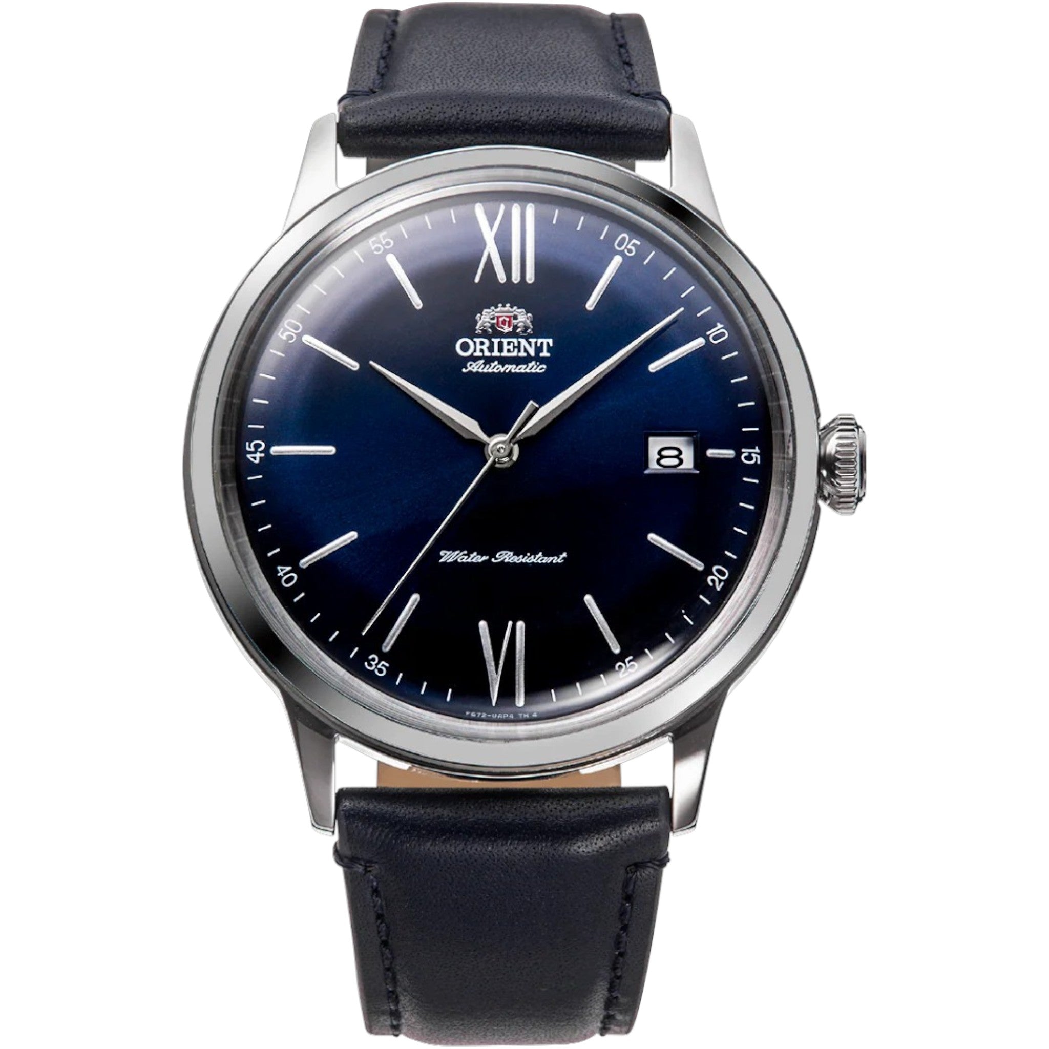 Orient Bambino V6 RA-AC0021L30B Automatic Blue Leather Watch