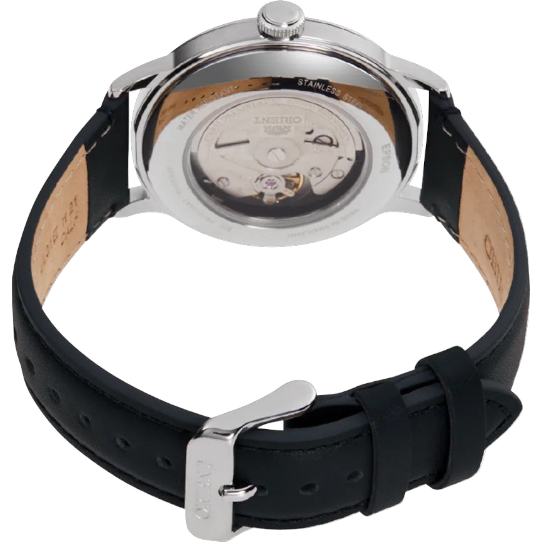 Orient Bambino V6 RA-AC0022S10B Automatic White Leather Watch