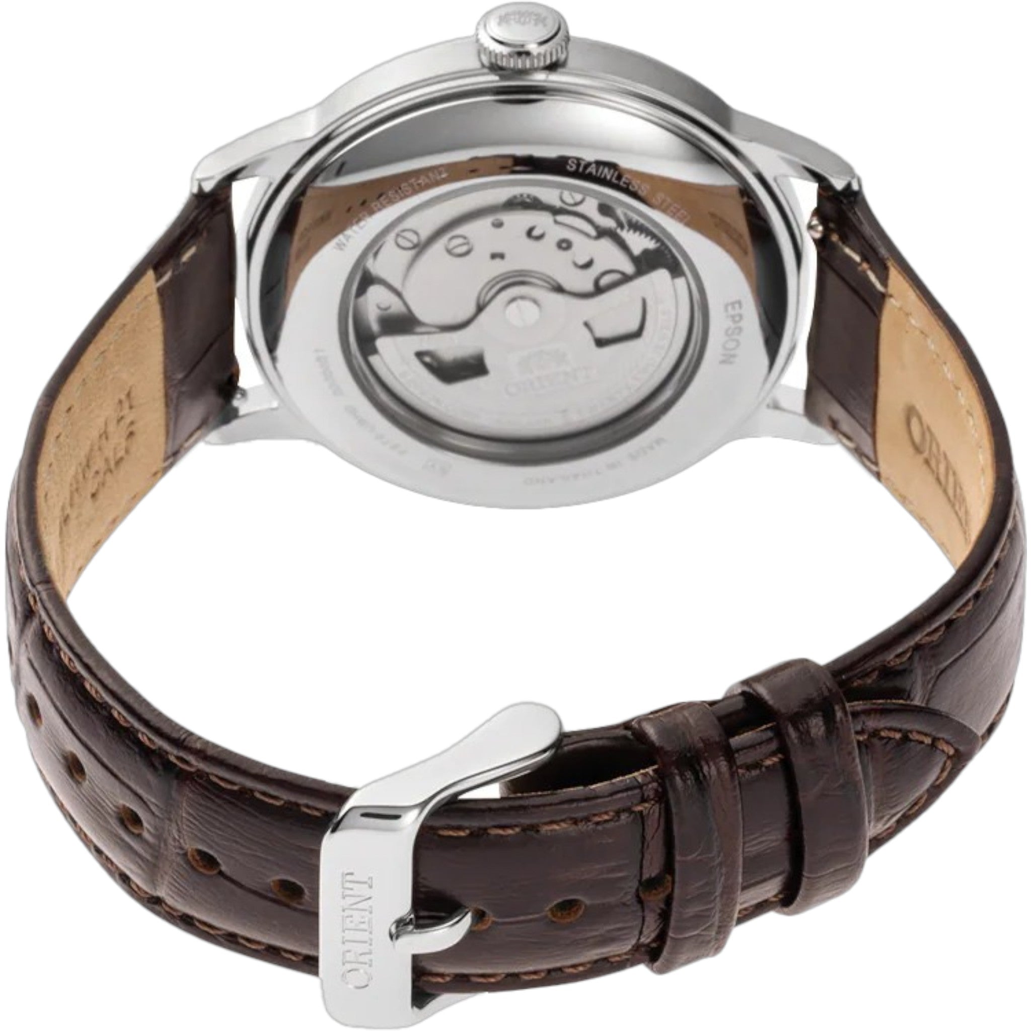 Orient Bambino V2 RA-AC0023E30B Automatic Green Leather Watch