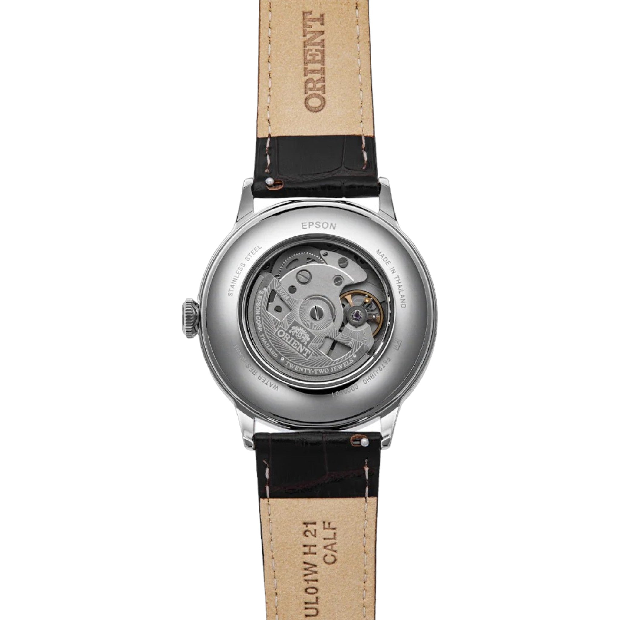 Orient Bambino V2 RA-AC0023E30B Automatic Green Leather Watch