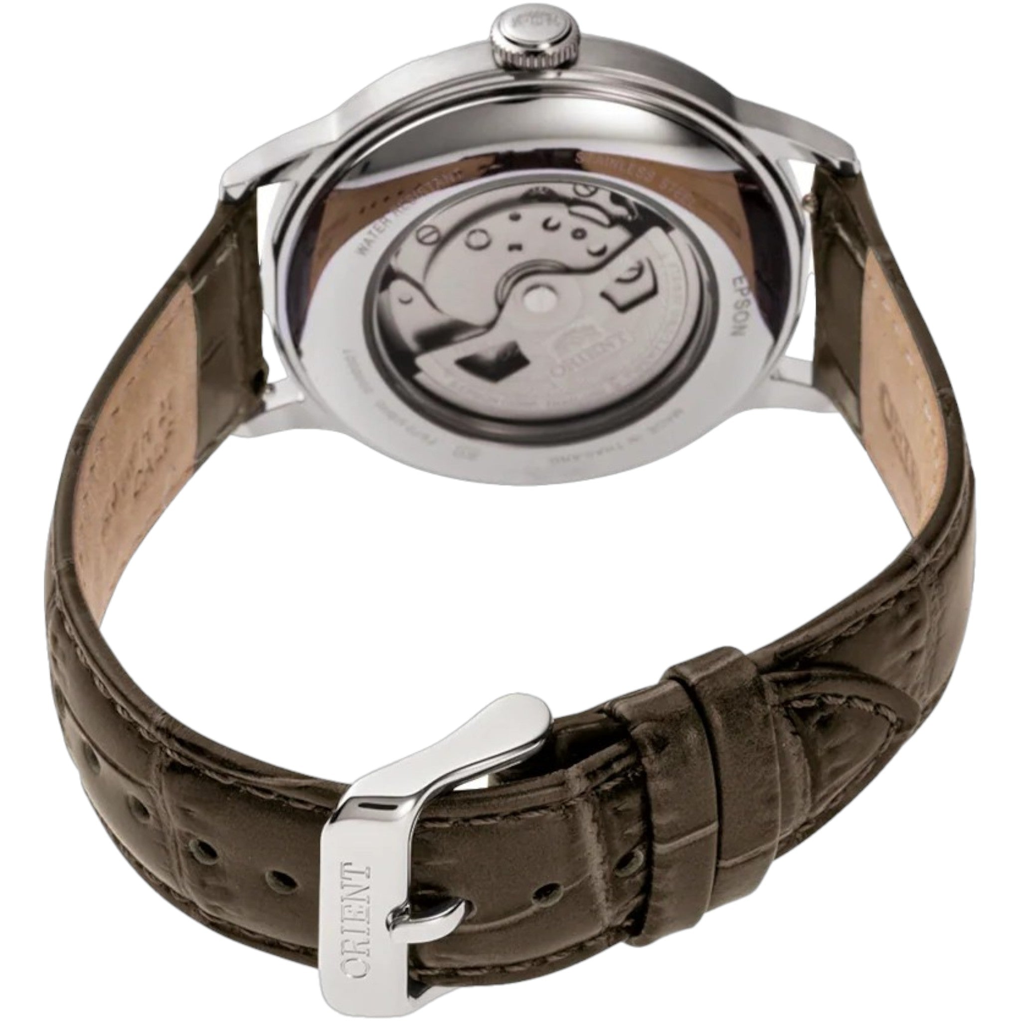 Orient Bambino V2 RA-AC0025N30B Automatic Beige Sunburst Leather Watch
