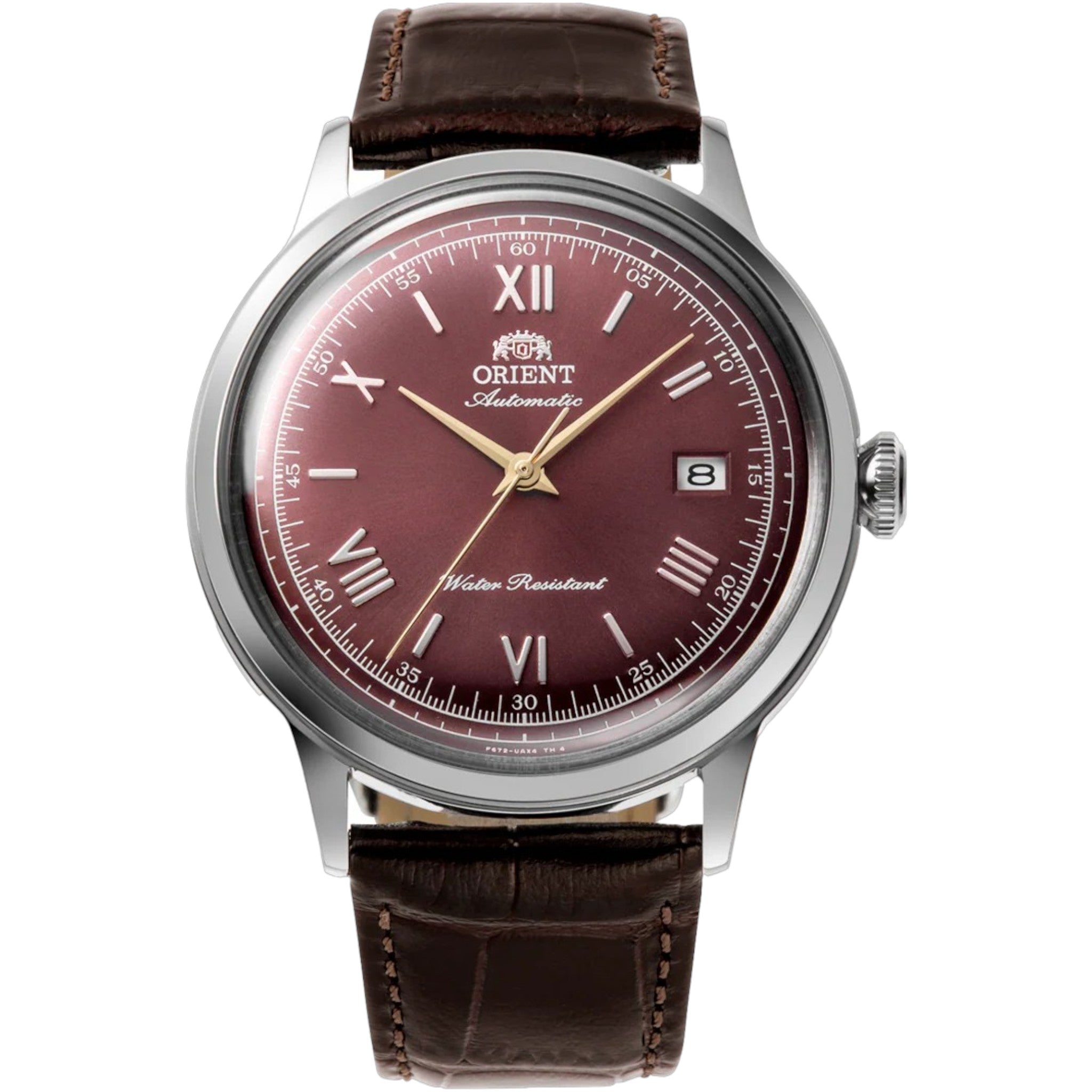 Orient Bambino V2 RA-AC0026R30B Automatic Bordeaux Red Leather Watch
