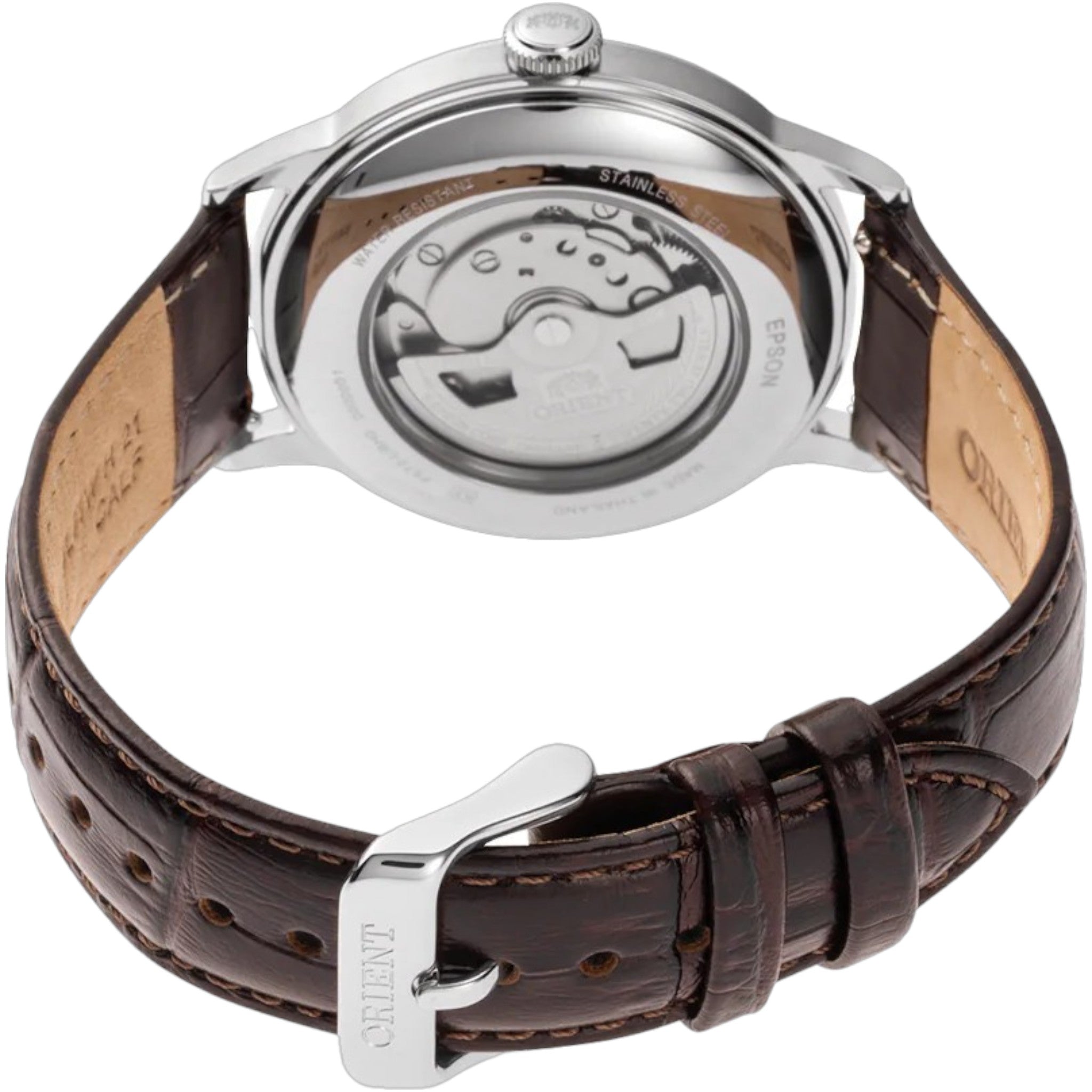 Orient Bambino V2 RA-AC0026R30B Automatic Bordeaux Red Leather Watch