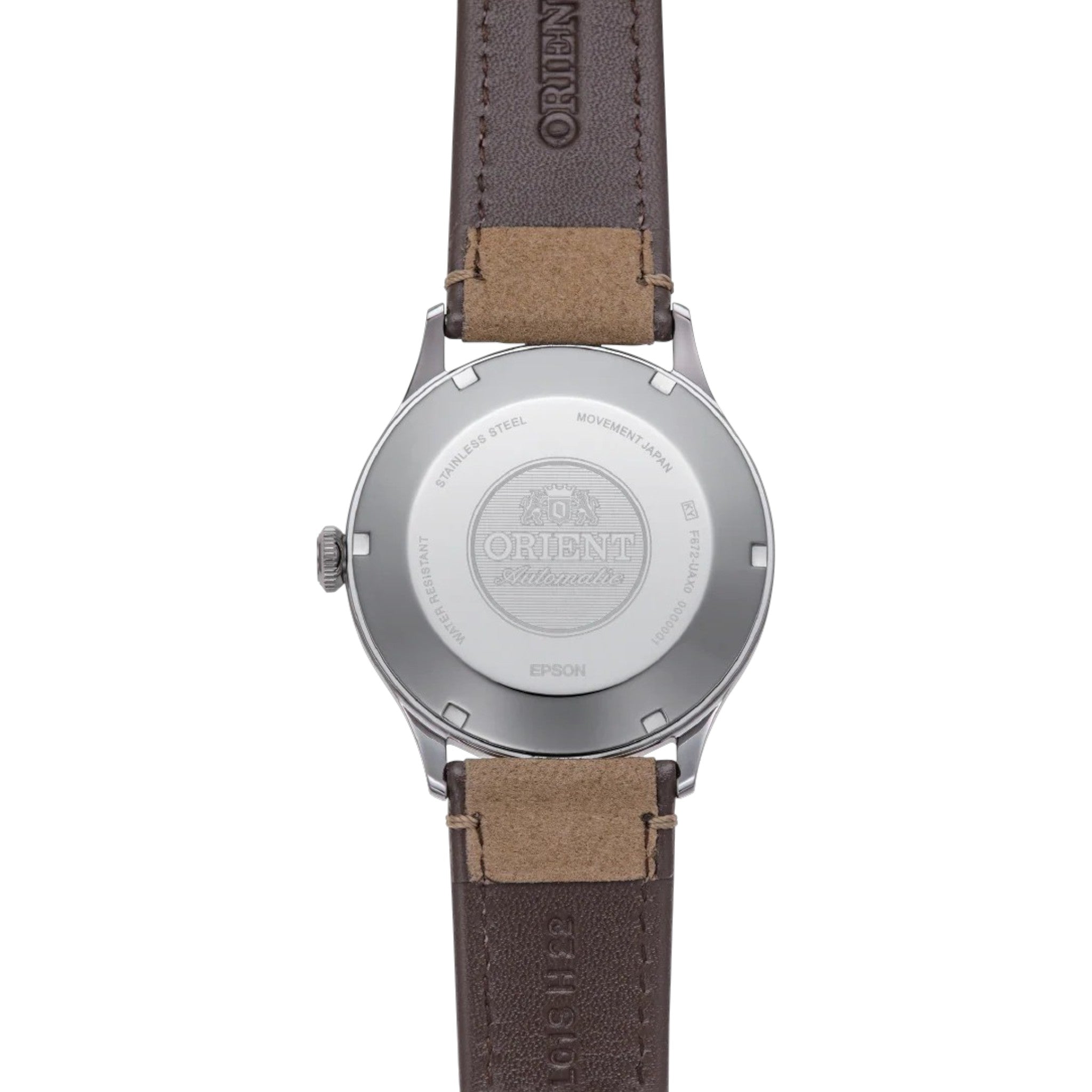 Orient Bambino V4 RA-AC0P01E10B Automatic Green Leather Watch