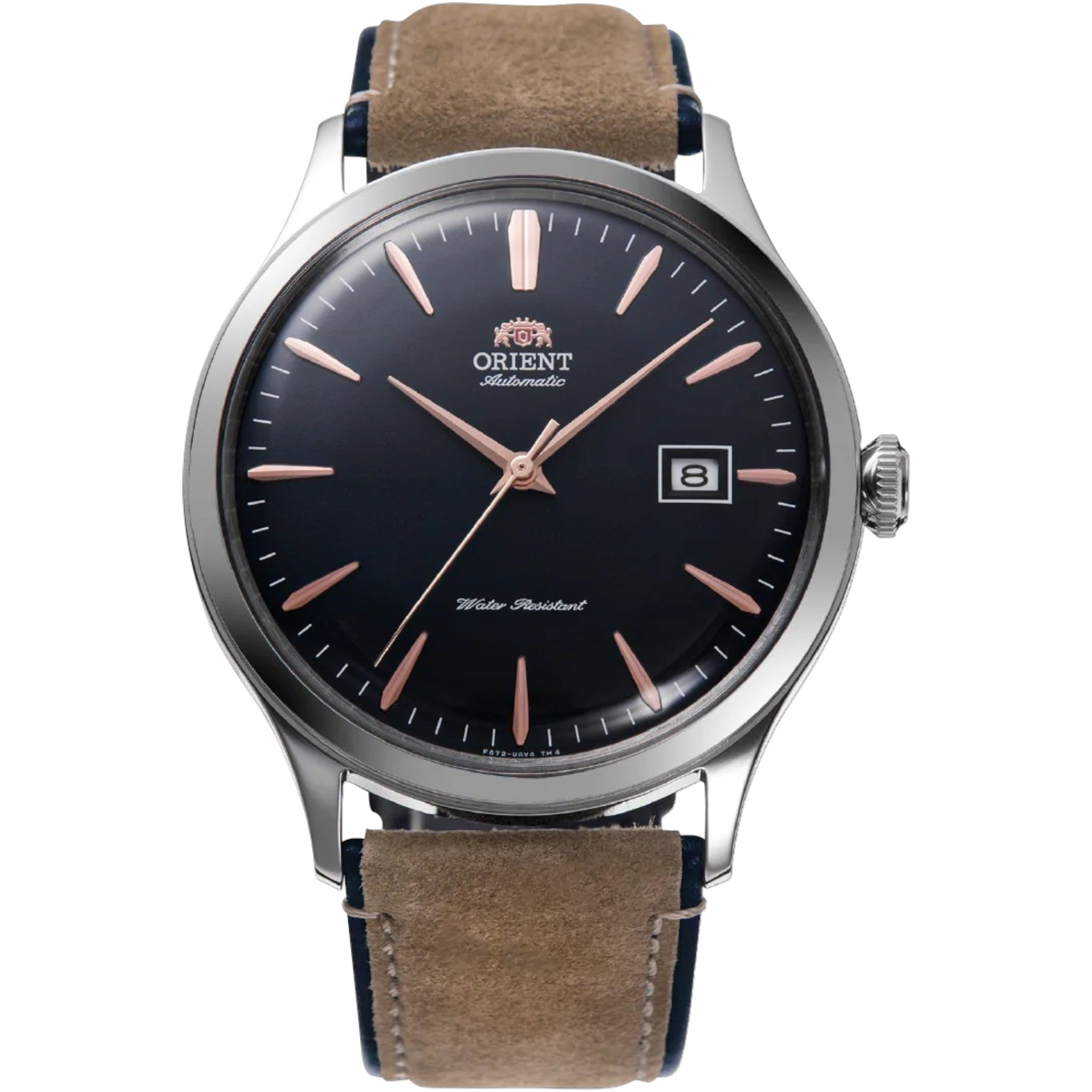 Orient Bambino V4 RA-AC0P02L10B Automatic Blue Leather Watch