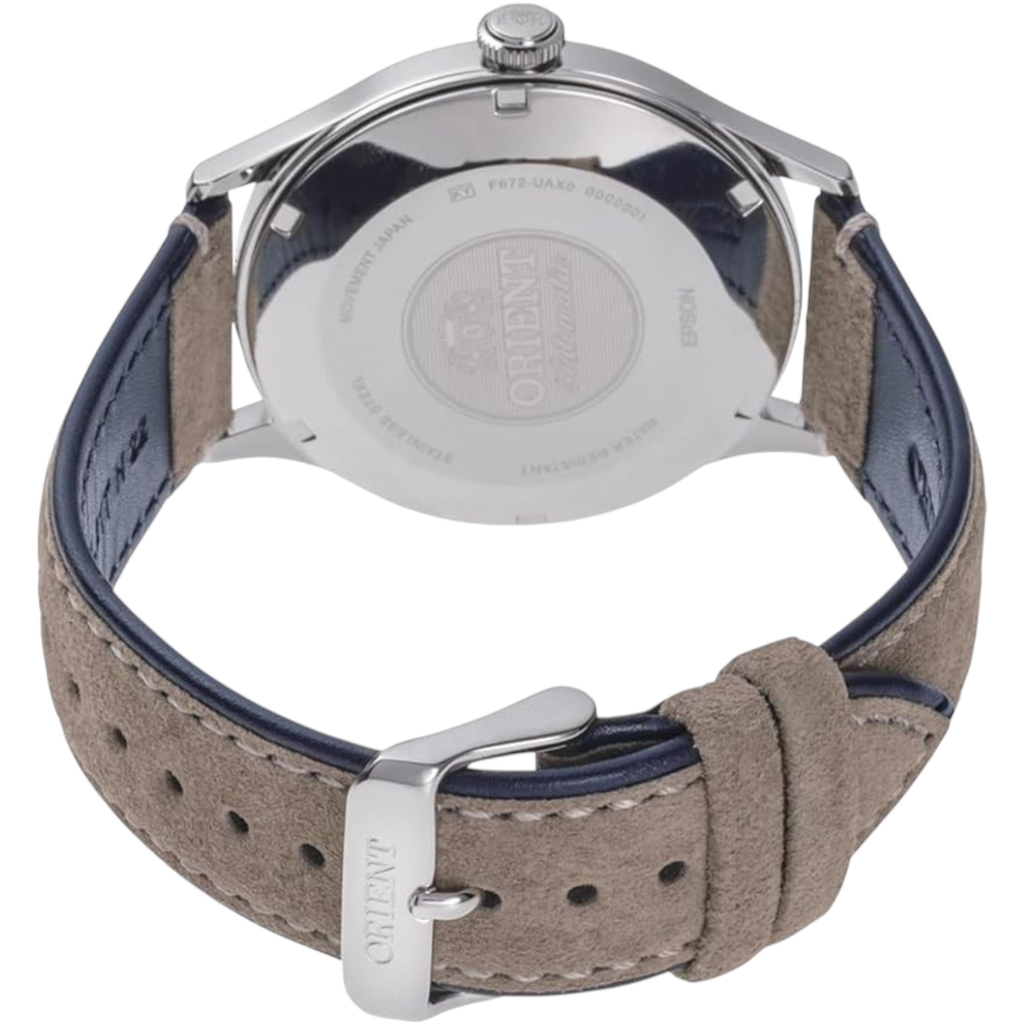 Orient Bambino V4 RA-AC0P02L10B Automatic Blue Leather Watch