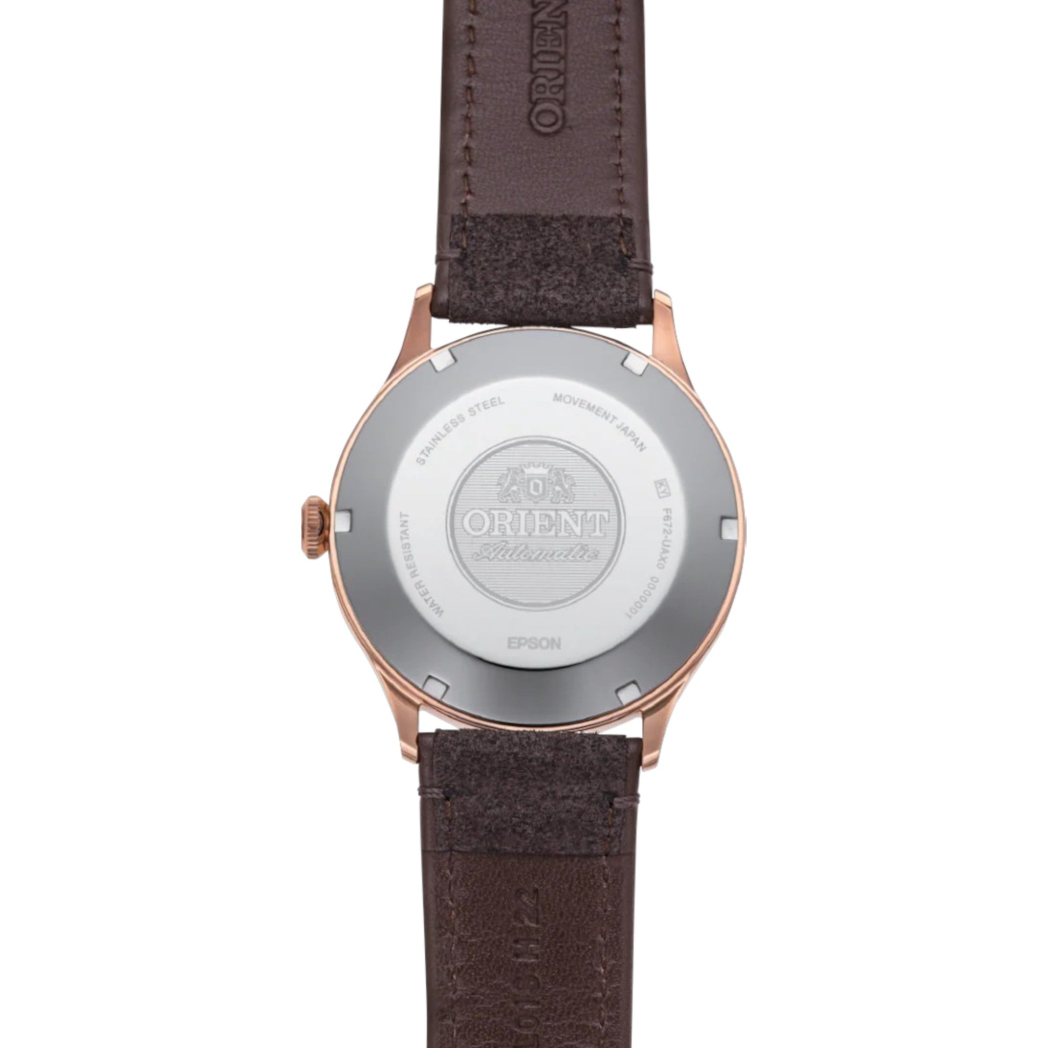 Orient Bambino V4 RA-AC0P04Y10B Automatic Brown Leather Watch