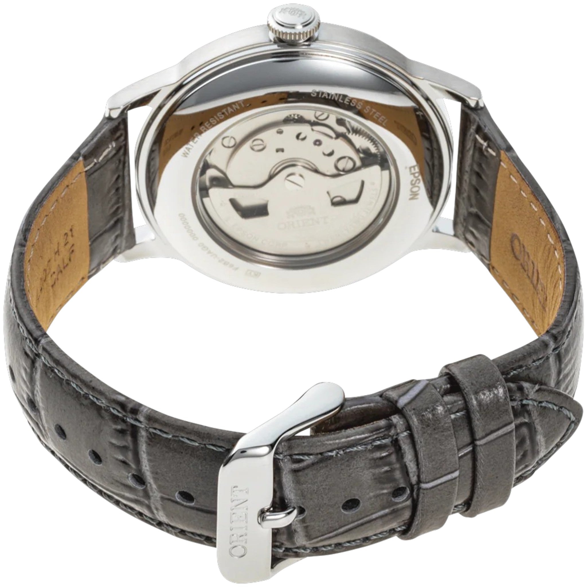 Orient Bambino V8 RA-AK0704N30B Automatic Gray Leather Watch