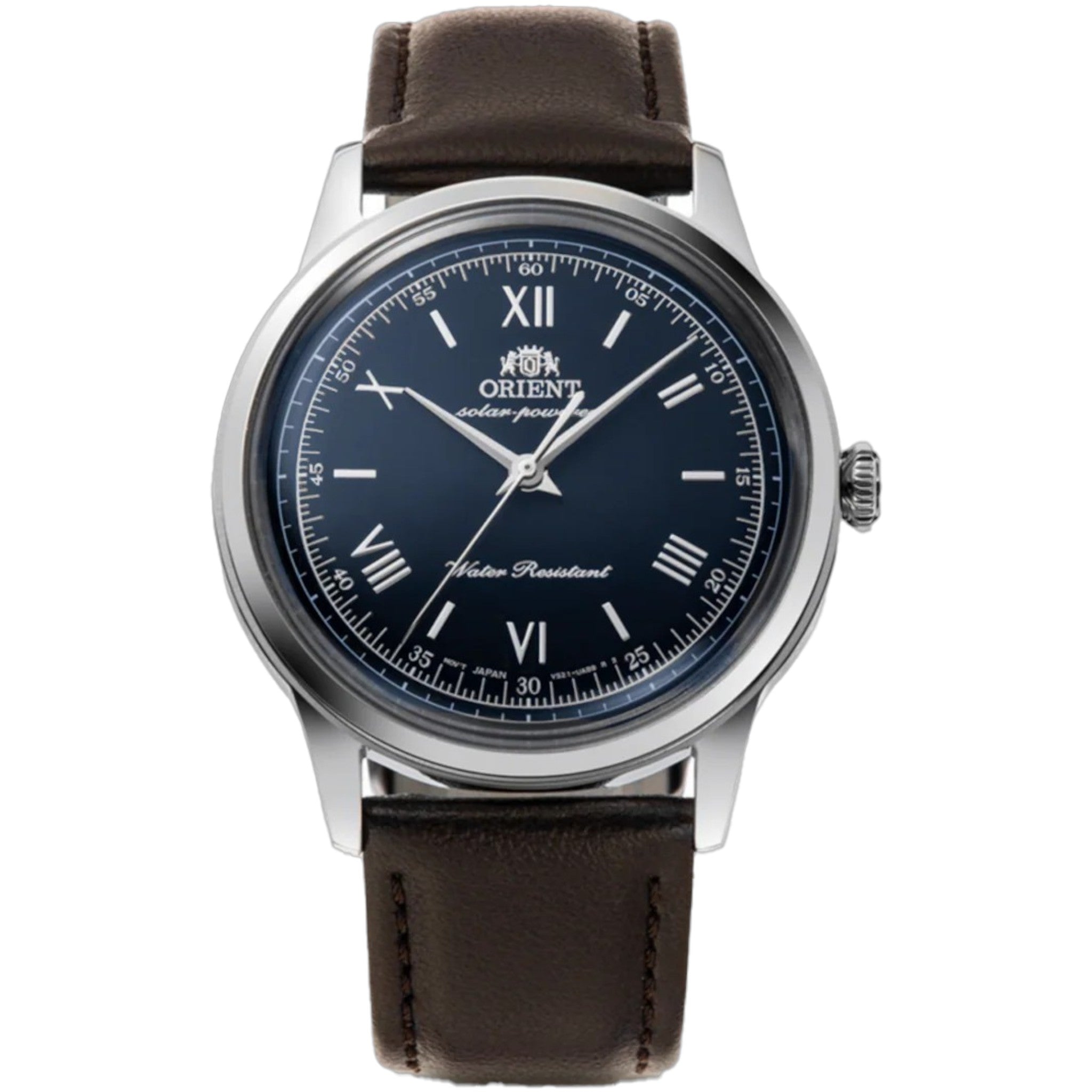 Orient Bambino RA-WK0004L10B Quartz Solar Black Leather Watch